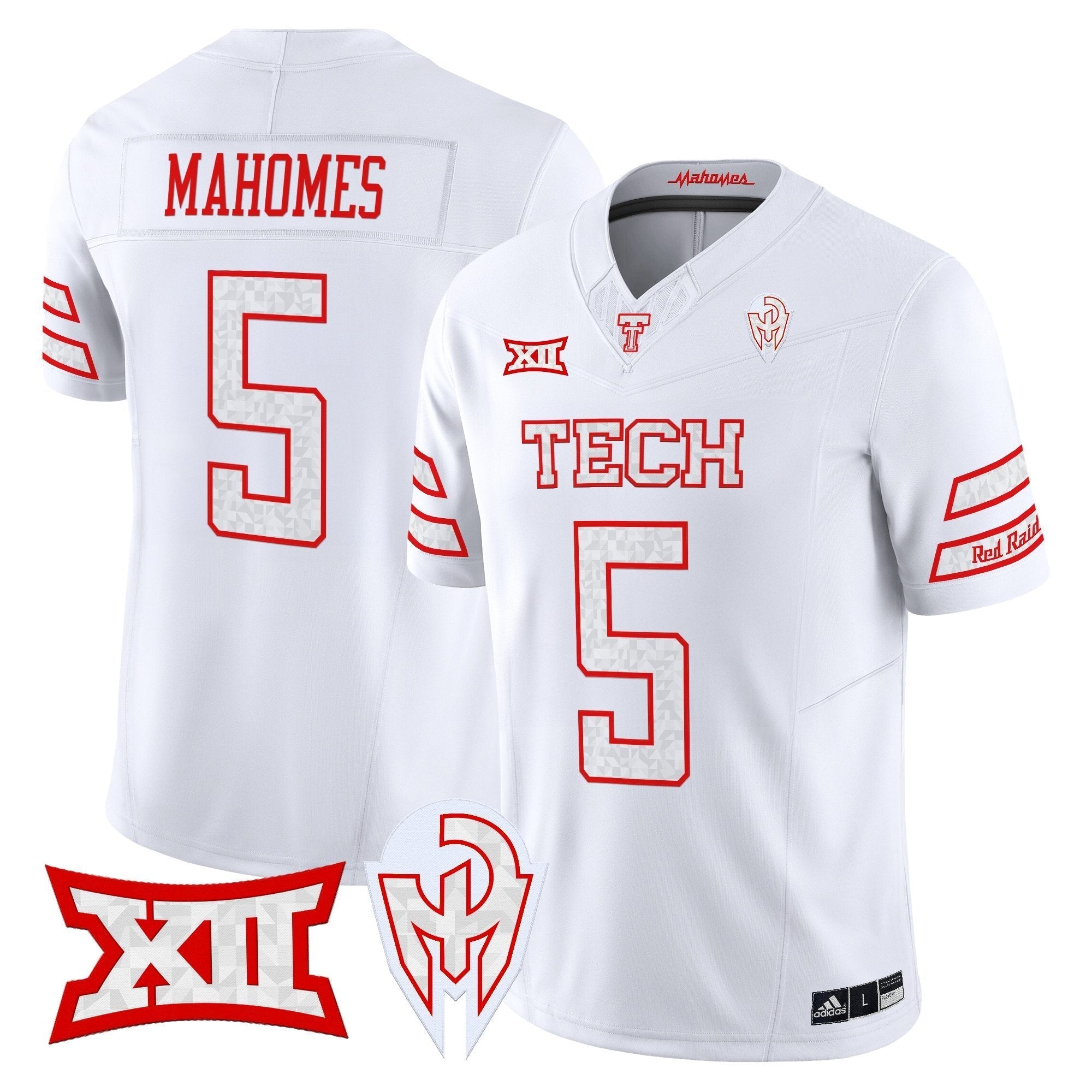 Texas Tech Red Raiders 'Too Cold' Vapor Limited Jersey - Mahomes Collection - All Stitched