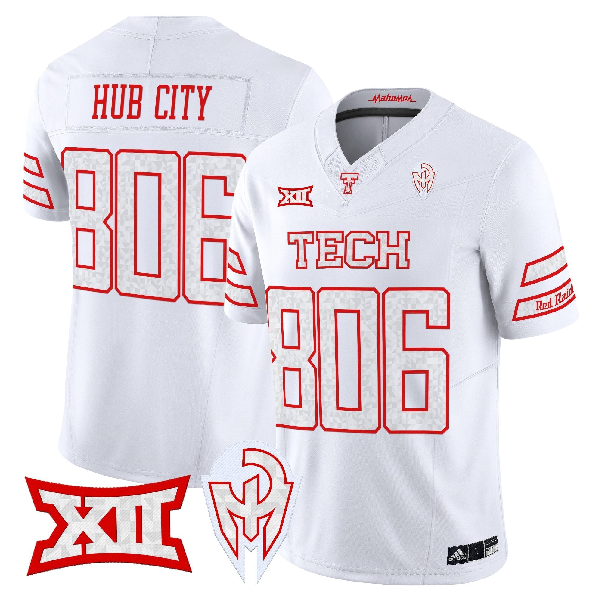 Texas Tech Red Raiders 'Too Cold' Vapor Limited Jersey - Mahomes Collection - All Stitched