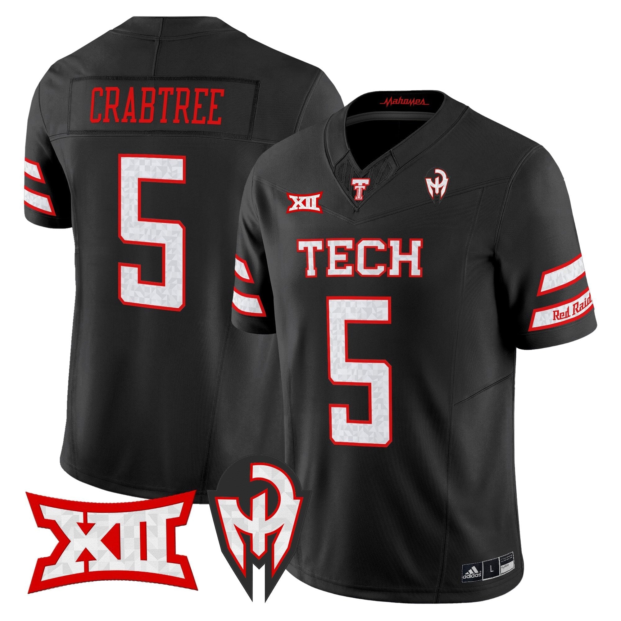 Texas Tech Red Raiders 'Too Cold' Vapor Limited Jersey - Mahomes Collection - All Stitched