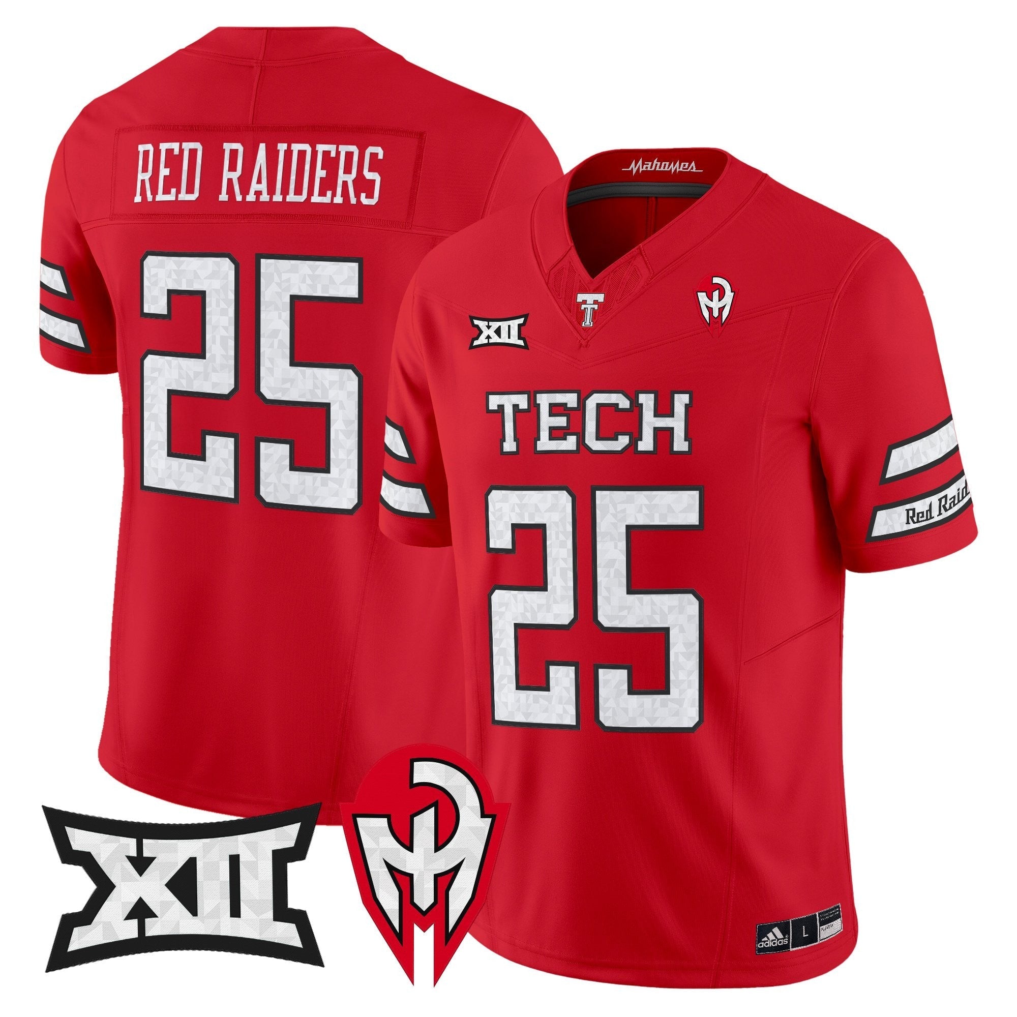 Texas Tech Red Raiders 'Too Cold' Vapor Limited Jersey - Mahomes Collection - All Stitched