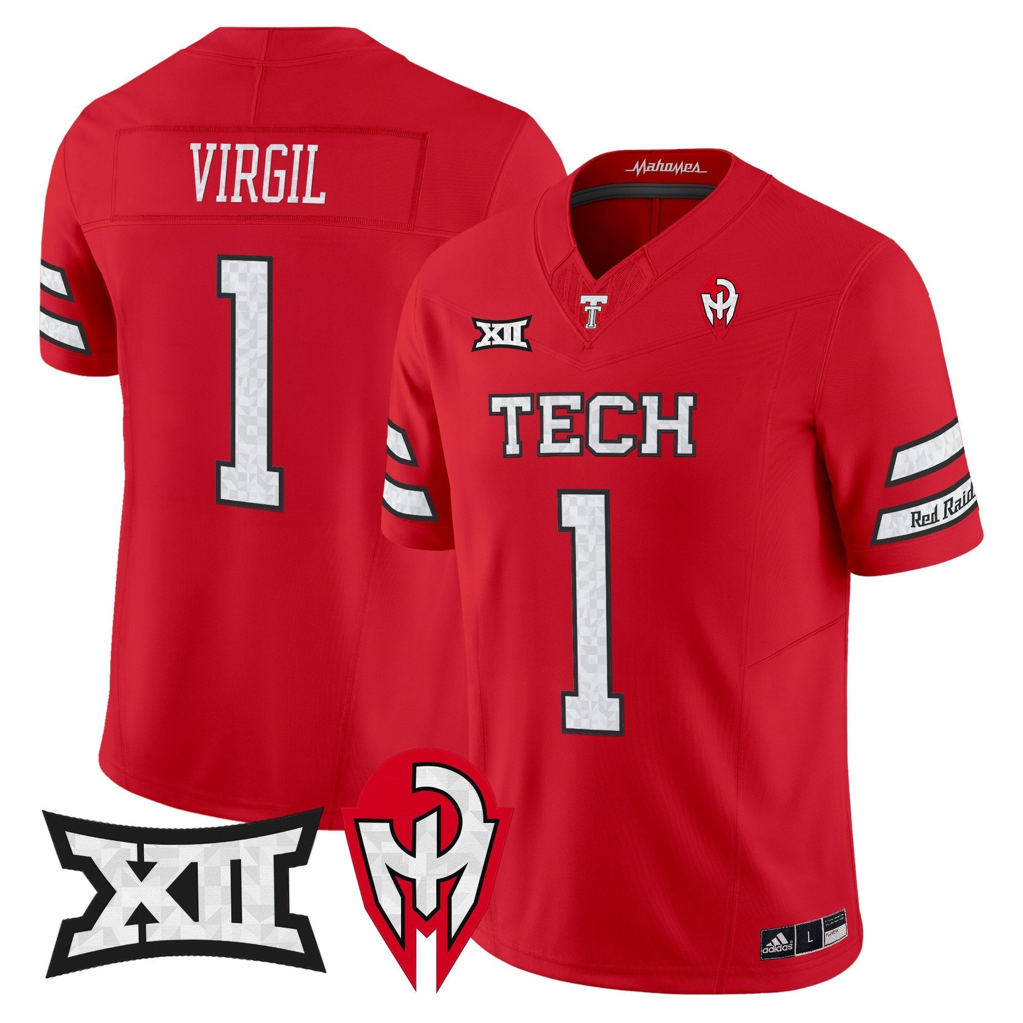 Texas Tech Red Raiders 'Too Cold' Vapor Limited Jersey - Mahomes Collection - All Stitched