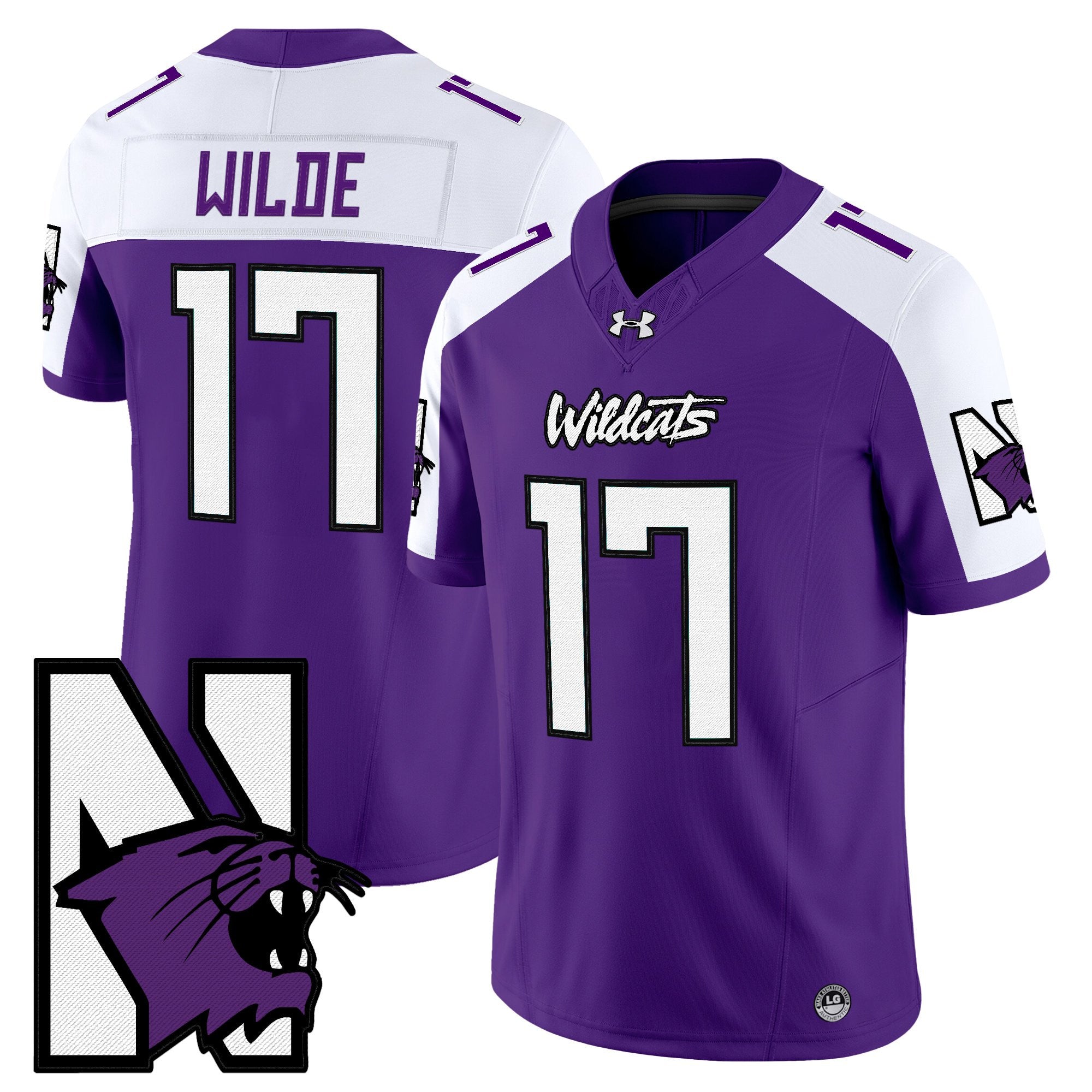 Northwestern Wildcats Honoring ’95 Vapor Limited Jersey - All Stitched