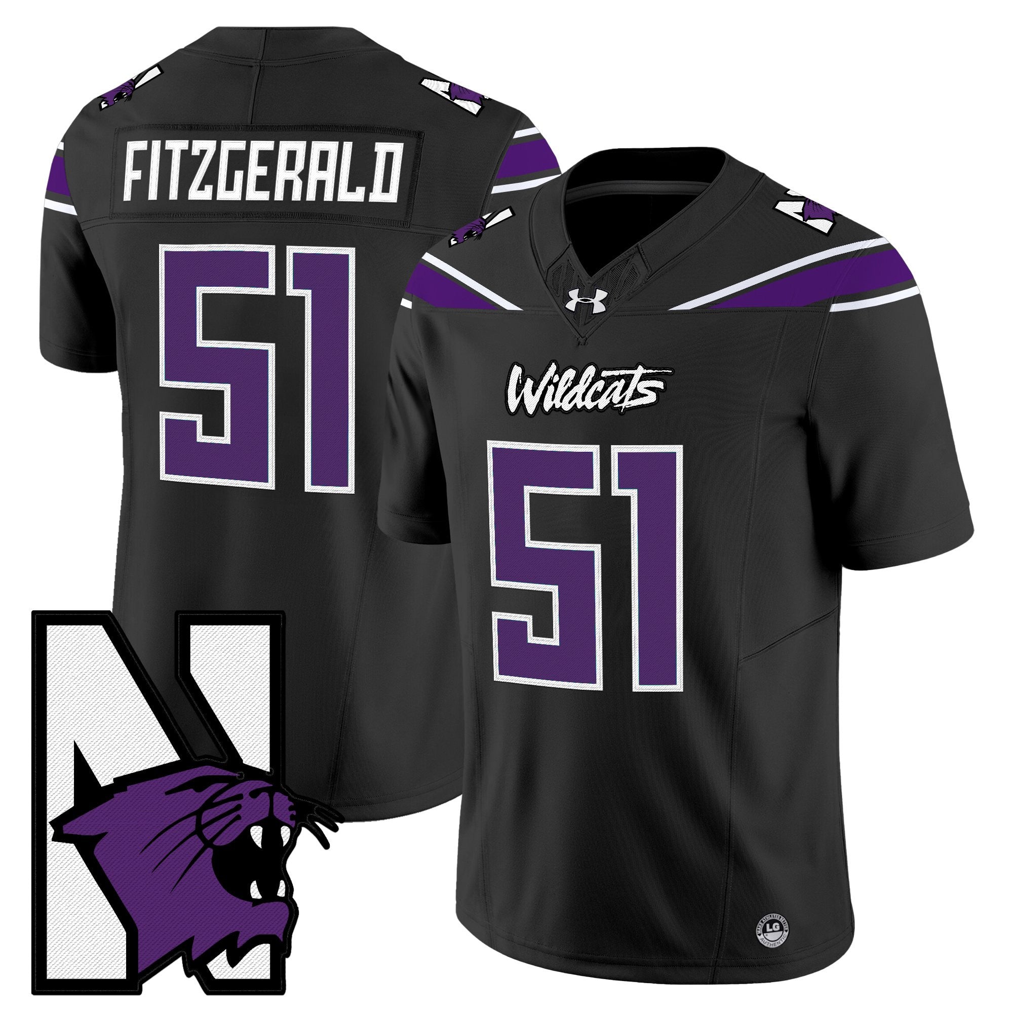 Northwestern Wildcats Honoring ’95 Vapor Limited Jersey - All Stitched