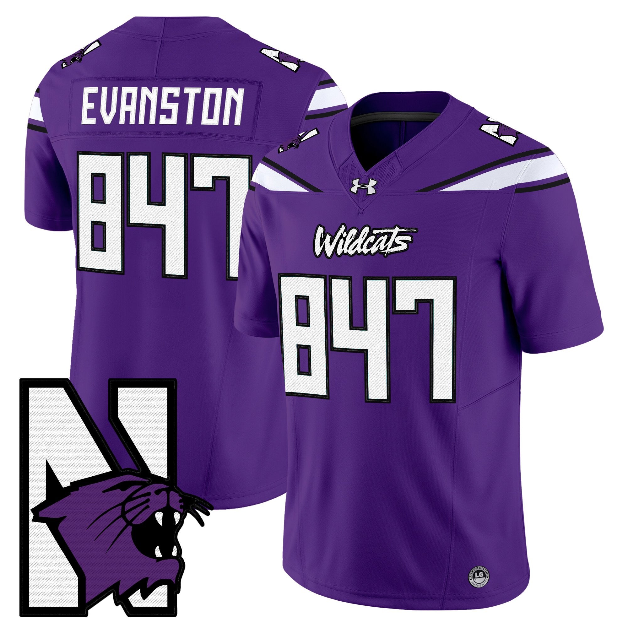 Northwestern Wildcats Honoring ’95 Vapor Limited Jersey - All Stitched