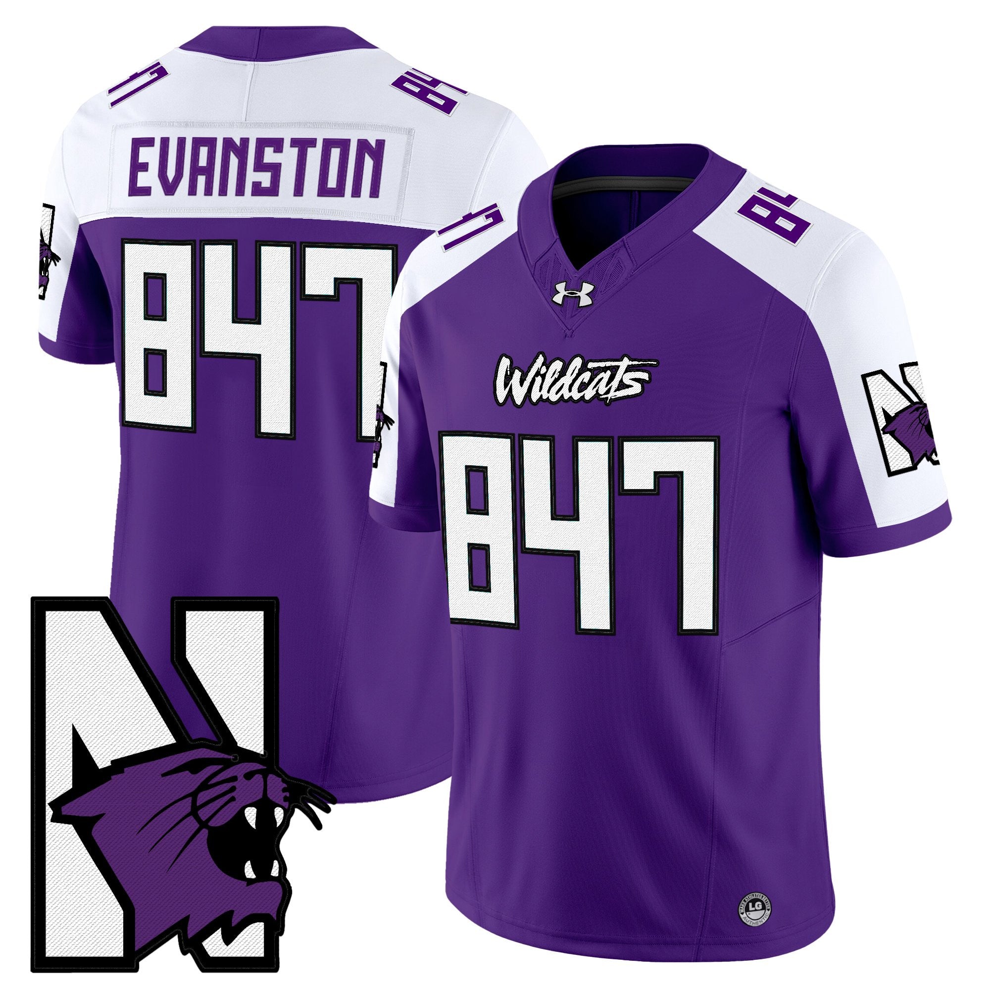 Northwestern Wildcats Honoring ’95 Vapor Limited Jersey - All Stitched