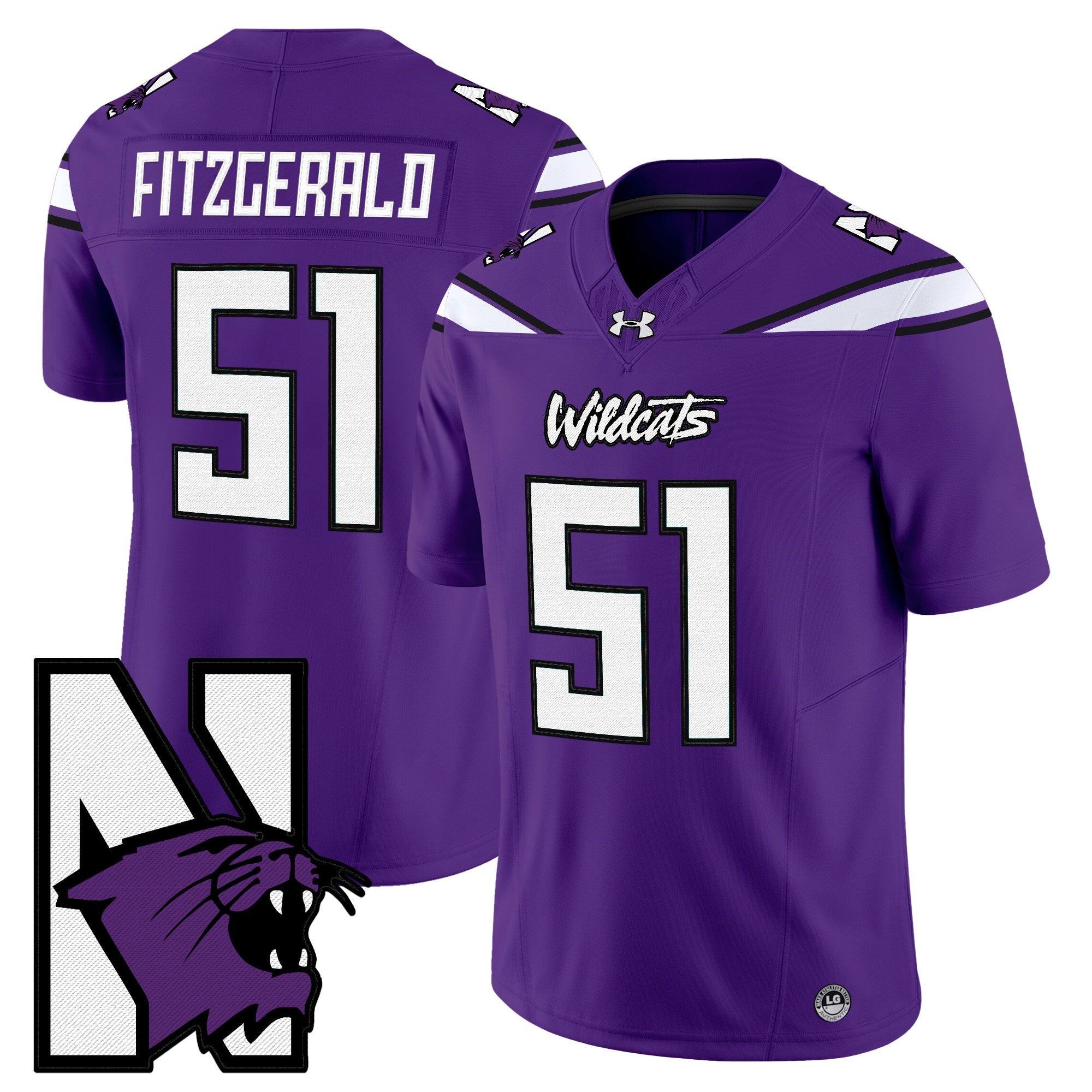 Northwestern Wildcats Honoring ’95 Vapor Limited Jersey - All Stitched