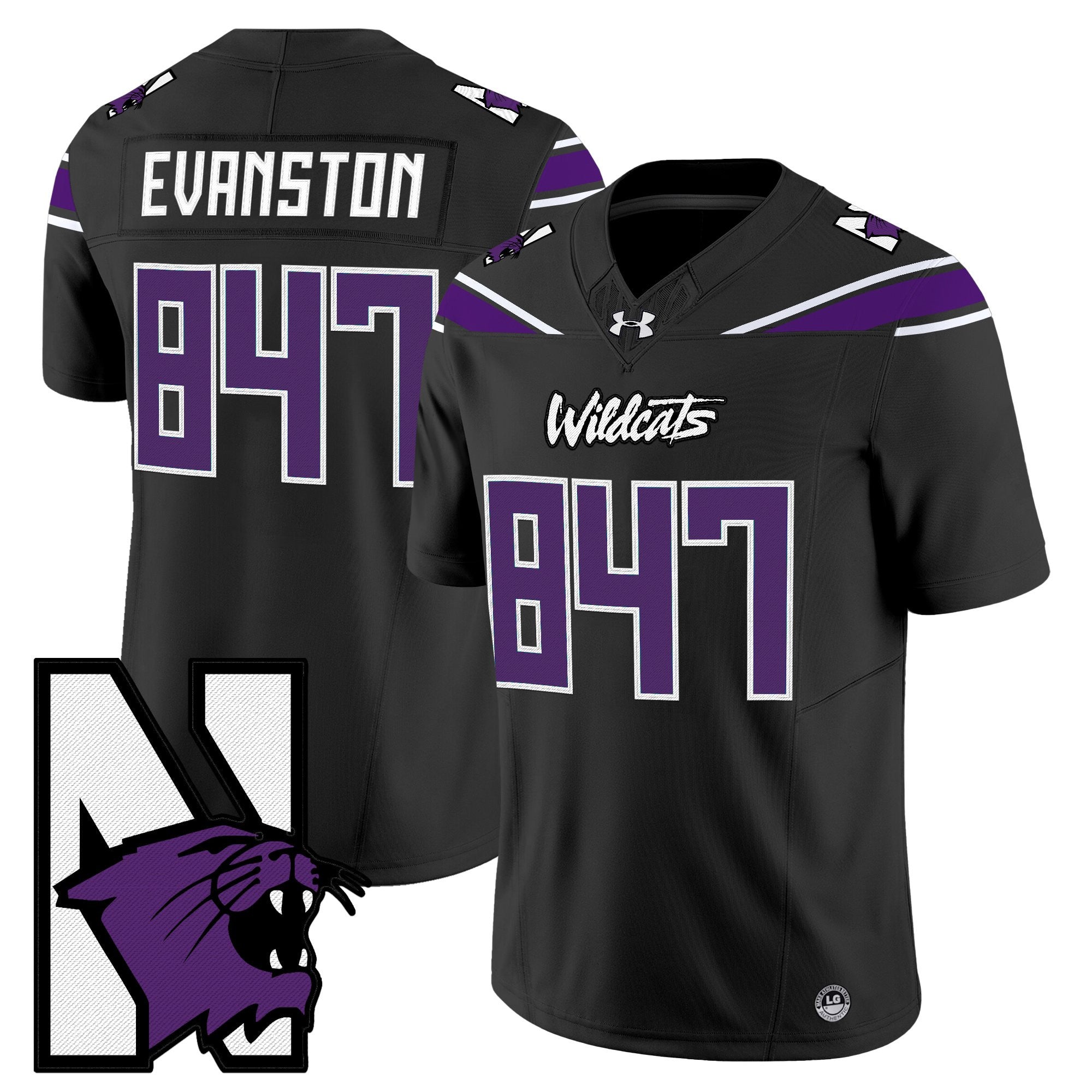Northwestern Wildcats Honoring ’95 Vapor Limited Jersey - All Stitched