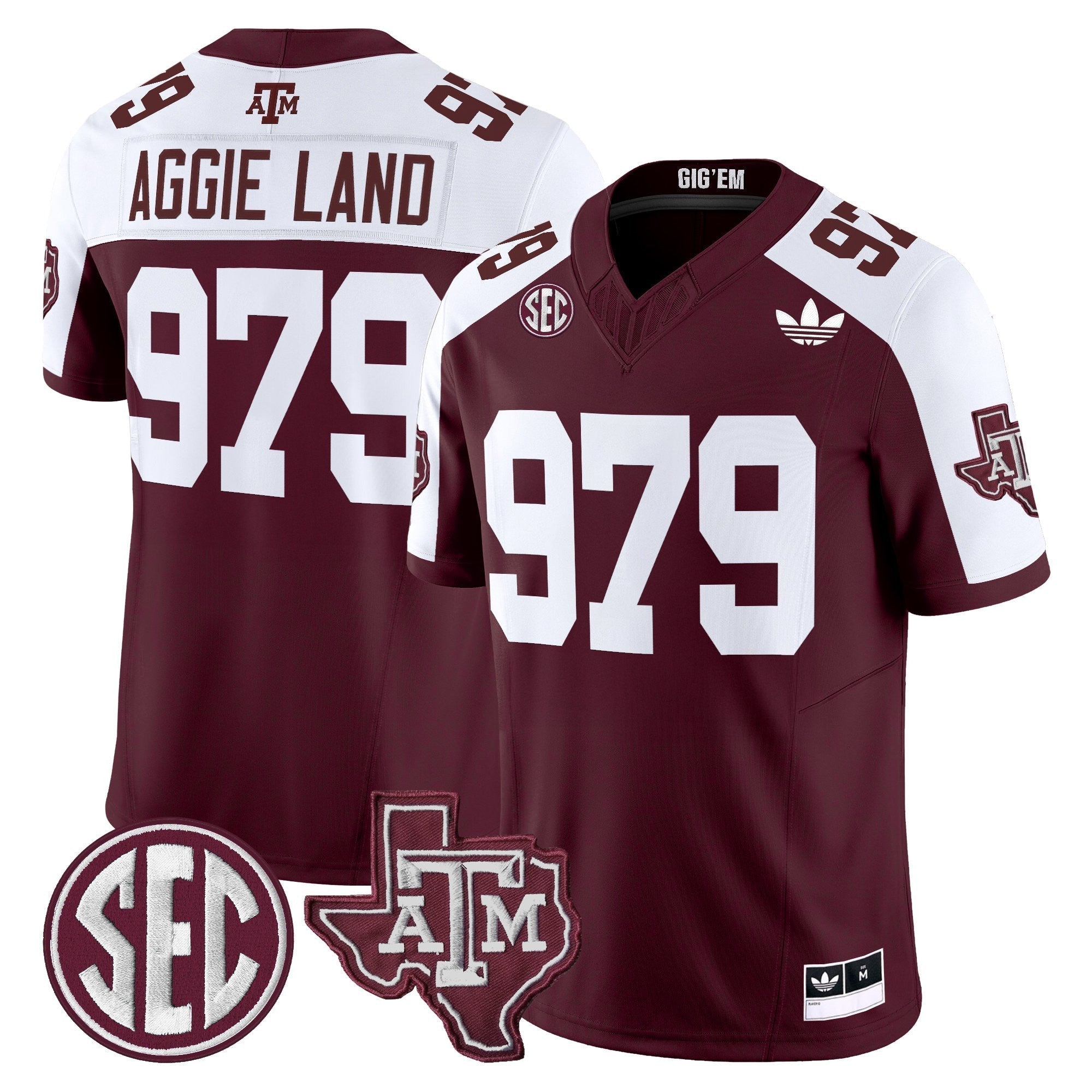 Texas A&M Aggies 2025 Vapor Limited Jersey V2 - All Stitched