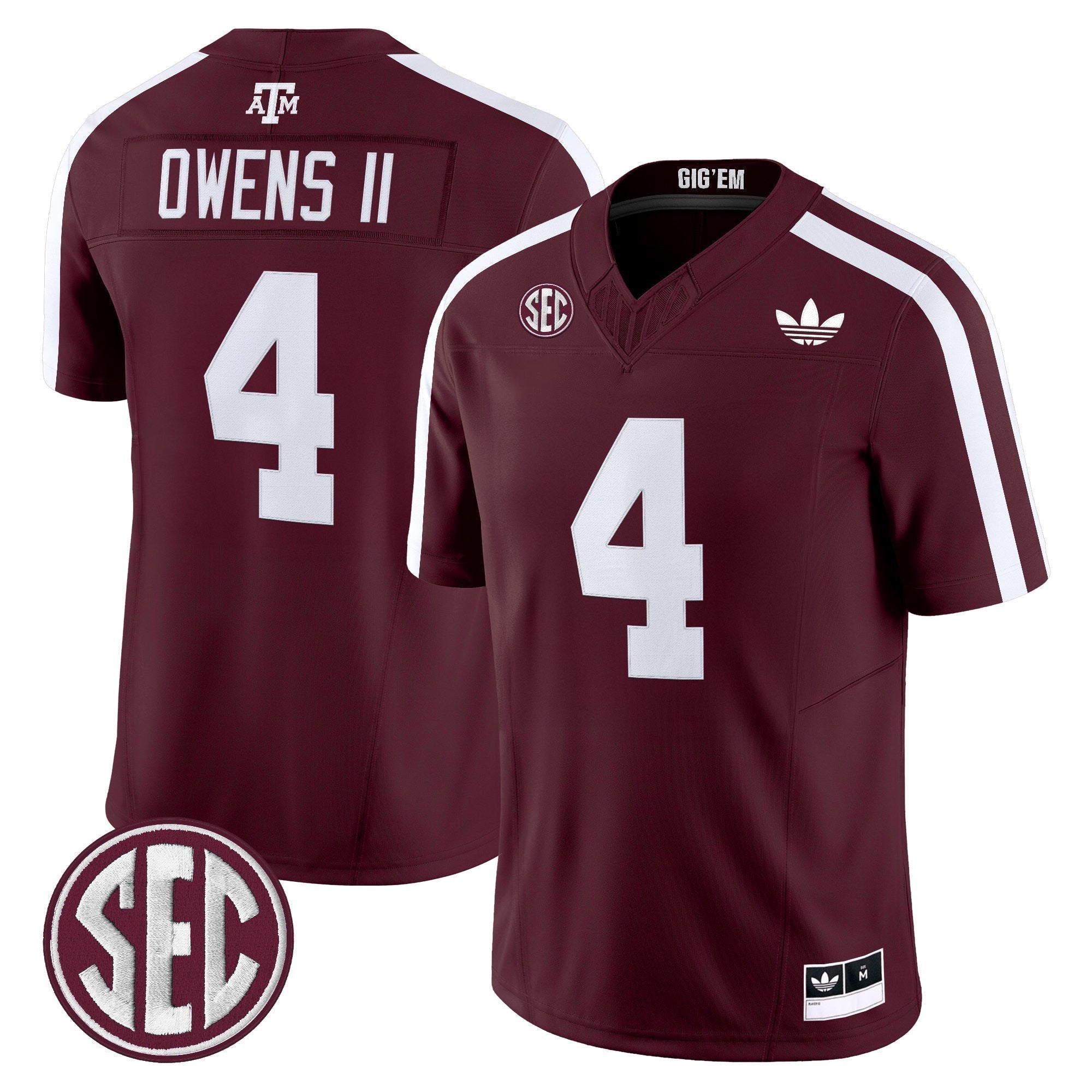 Texas A&M Aggies 2025 Vapor Limited Jersey V2 - All Stitched