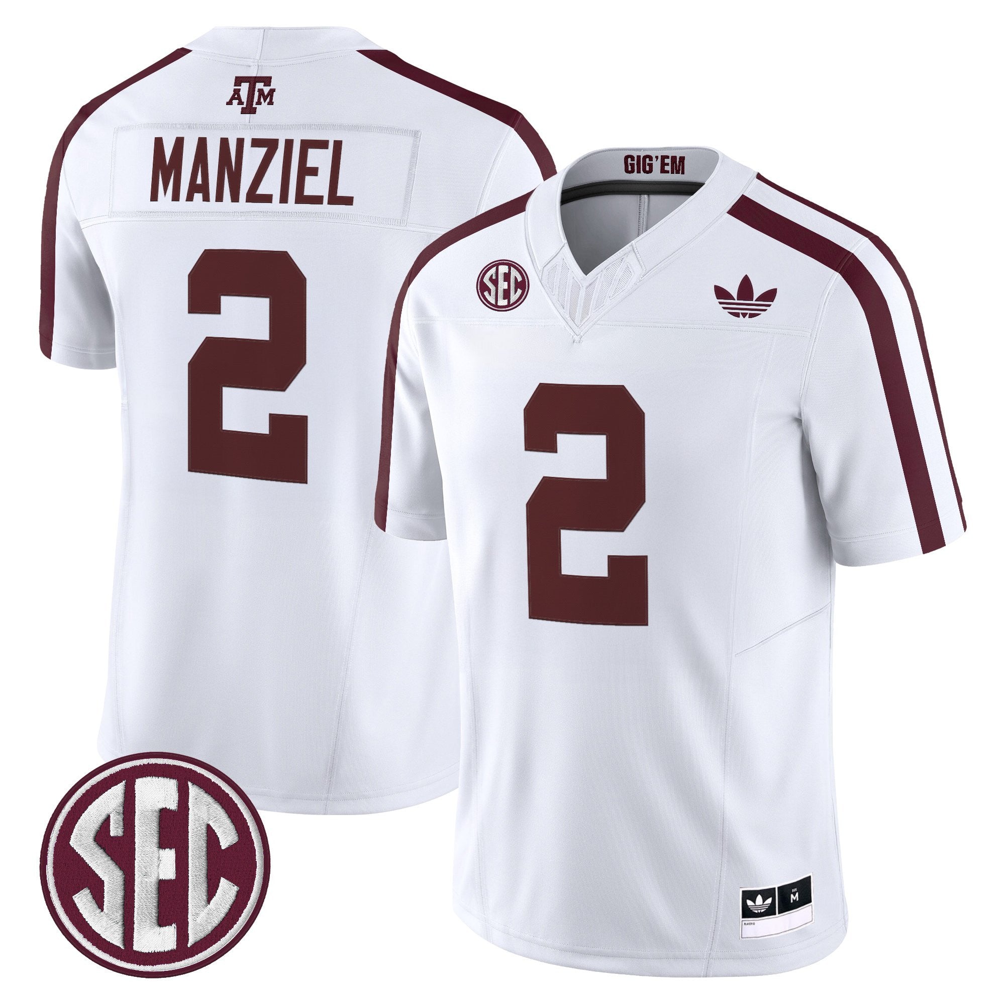 Texas A&M Aggies 2025 Vapor Limited Jersey V2 - All Stitched