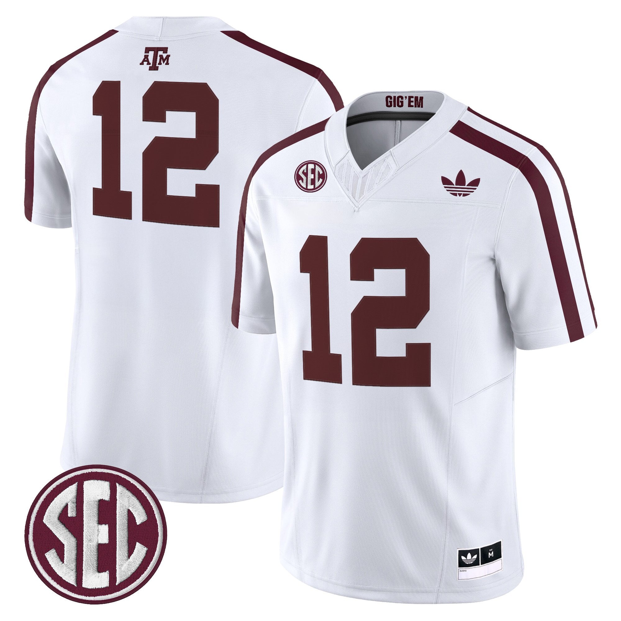 Texas A&M Aggies 2025 Vapor Limited Jersey V2 - All Stitched