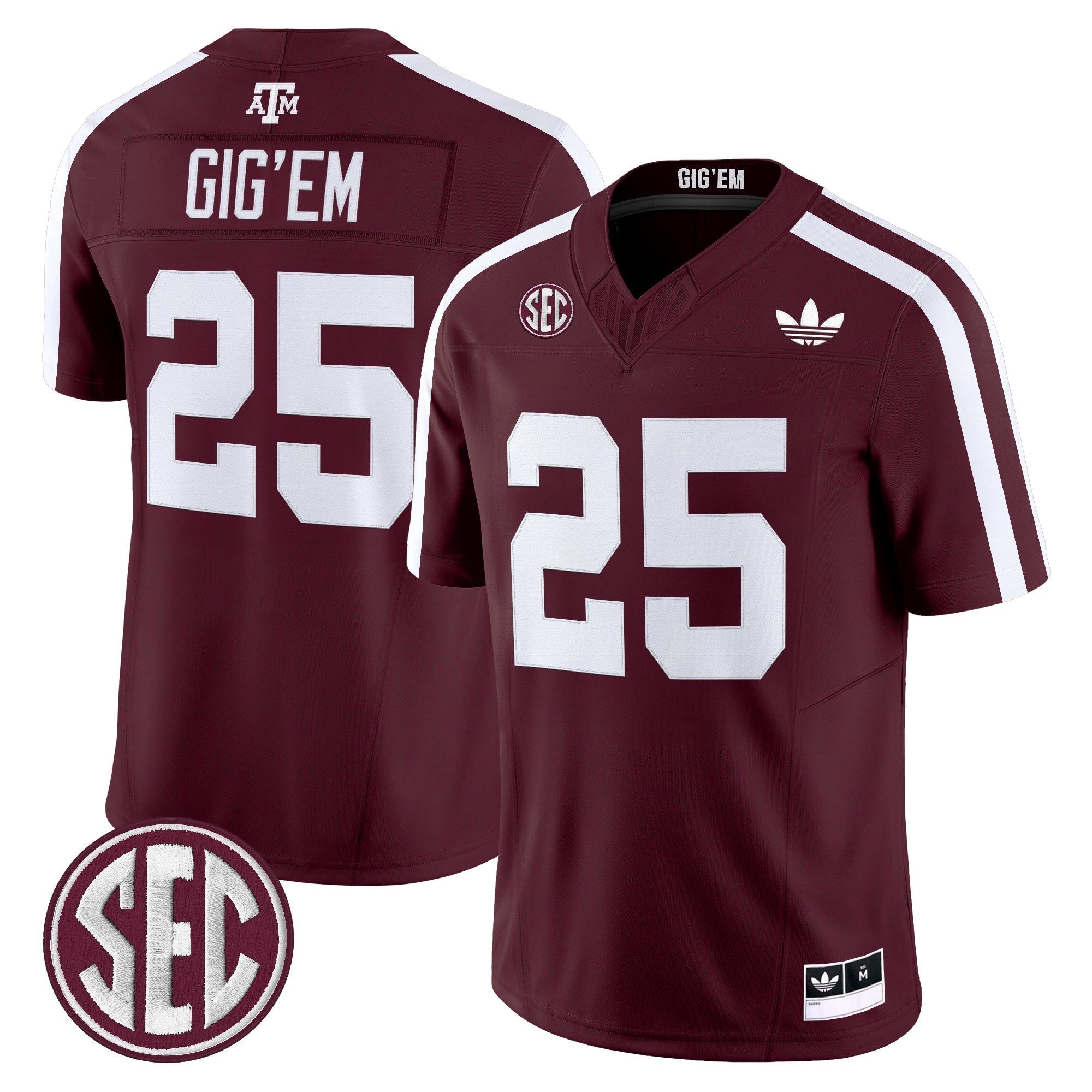 Texas A&M Aggies 2025 Vapor Limited Jersey V2 - All Stitched