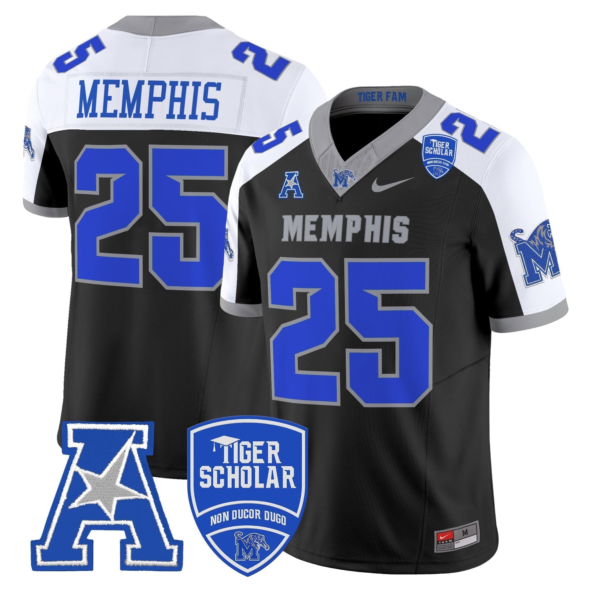 Memphis Tigers 2025 Vapor Limited Jersey - All Stitched