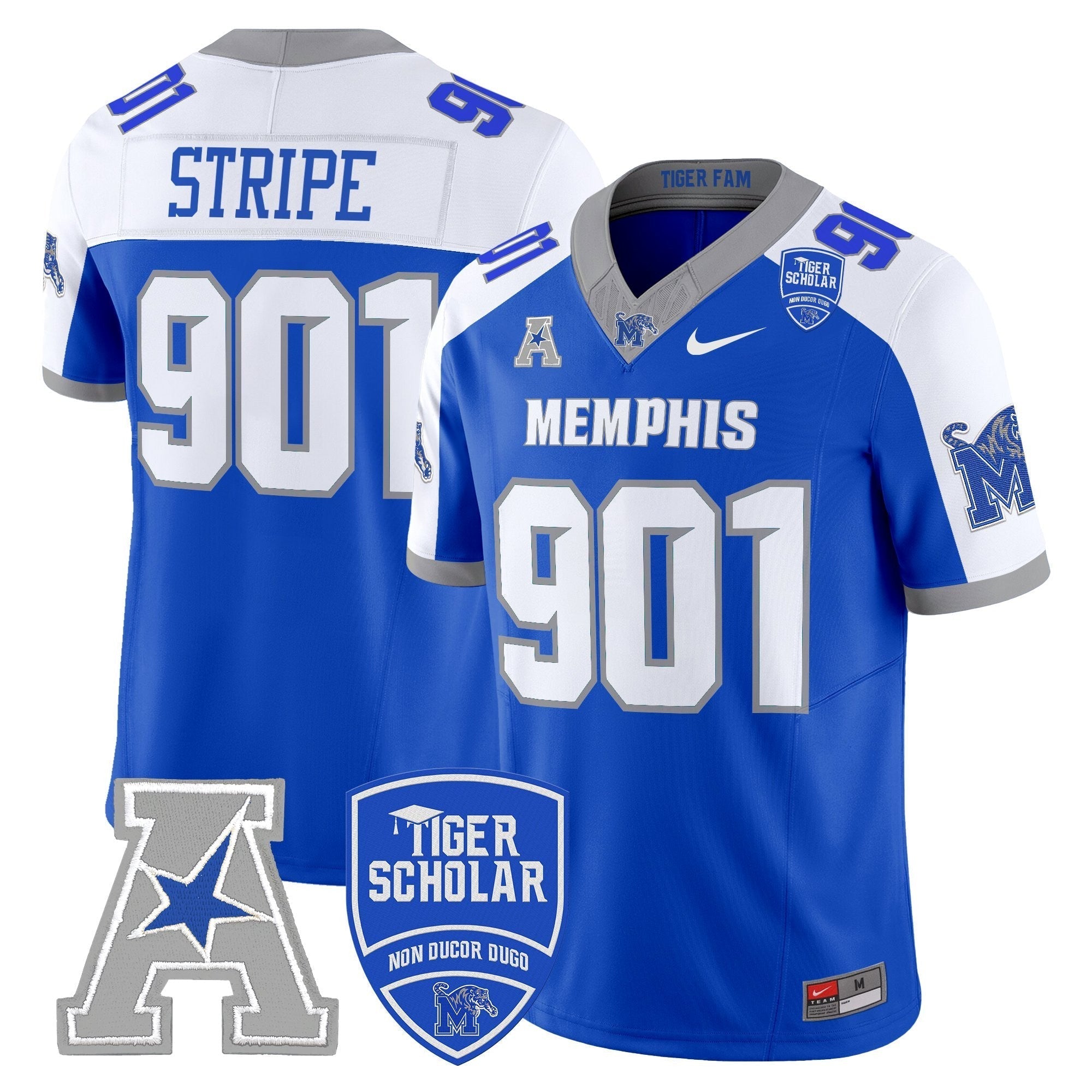 Memphis Tigers 2025 Vapor Limited Jersey - All Stitched