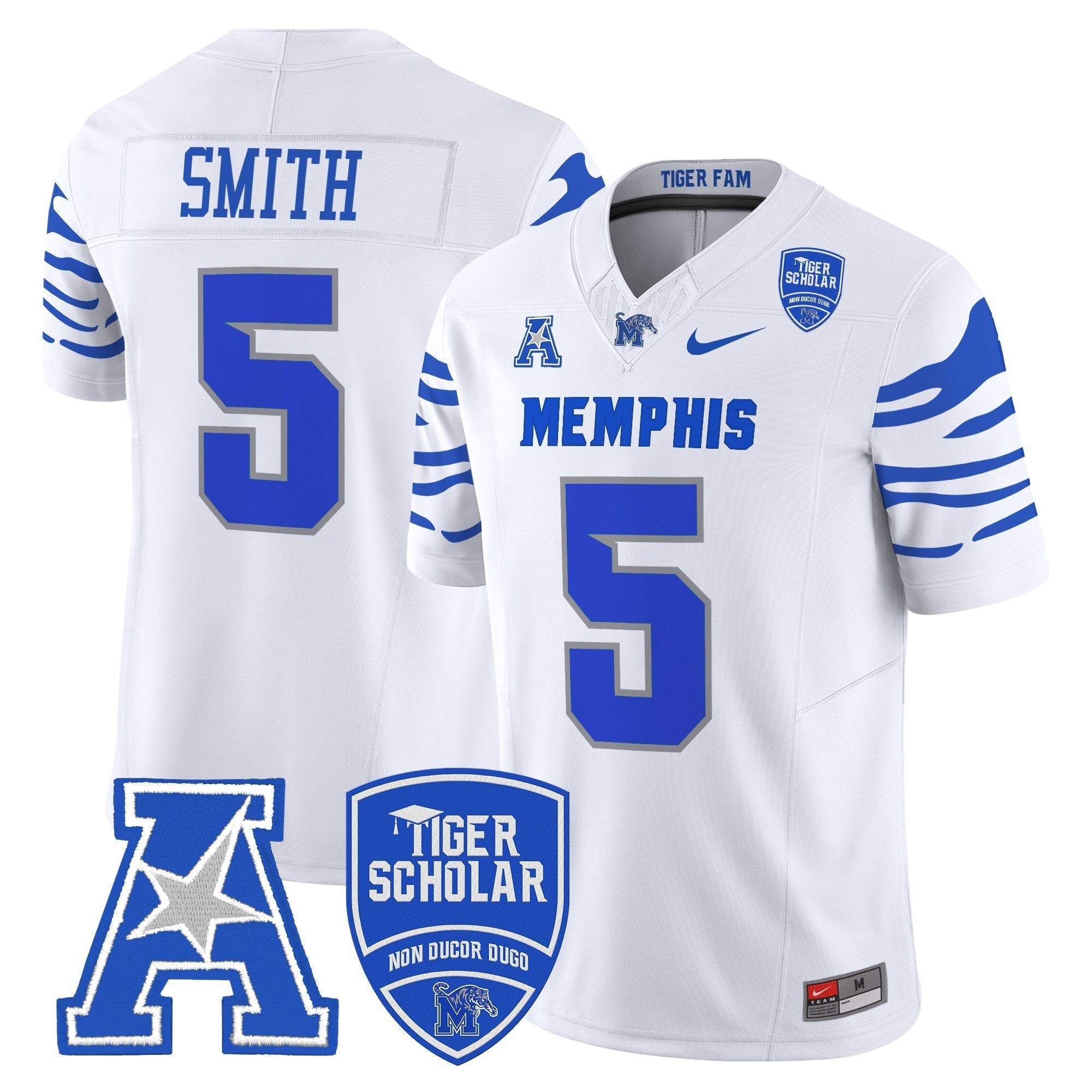 Memphis Tigers 2025 Vapor Limited Jersey - All Stitched