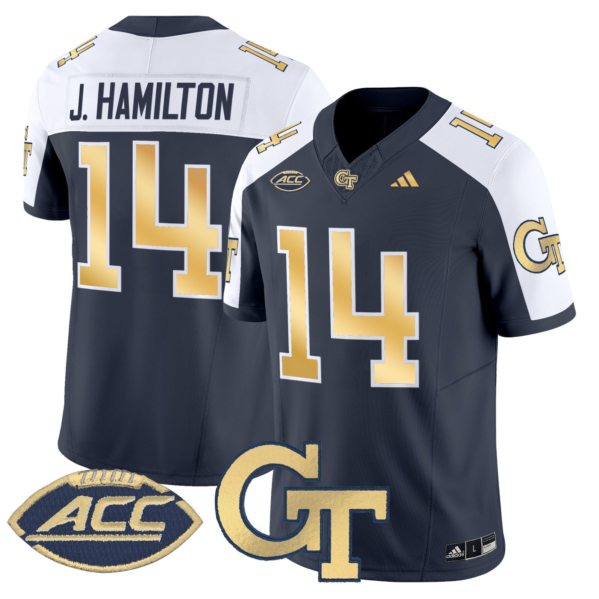 Georgia Tech Yellow Jackets 2025 Vapor Limited Jersey - All stitched