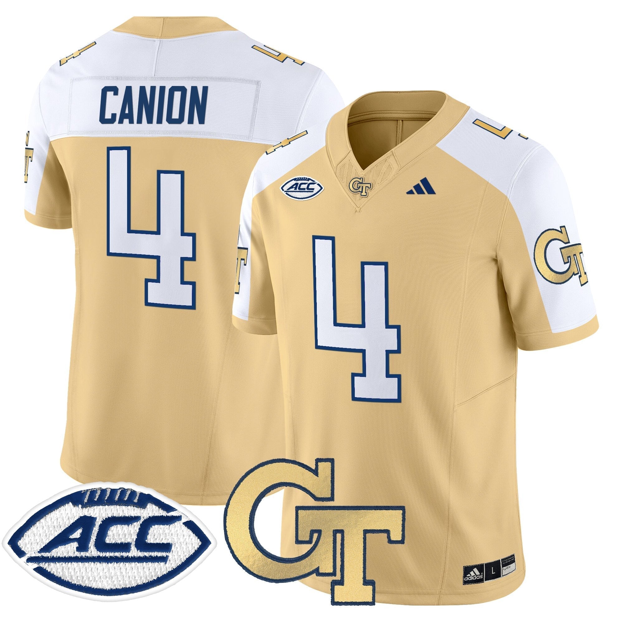 Georgia Tech Yellow Jackets 2025 Vapor Limited Jersey - All stitched