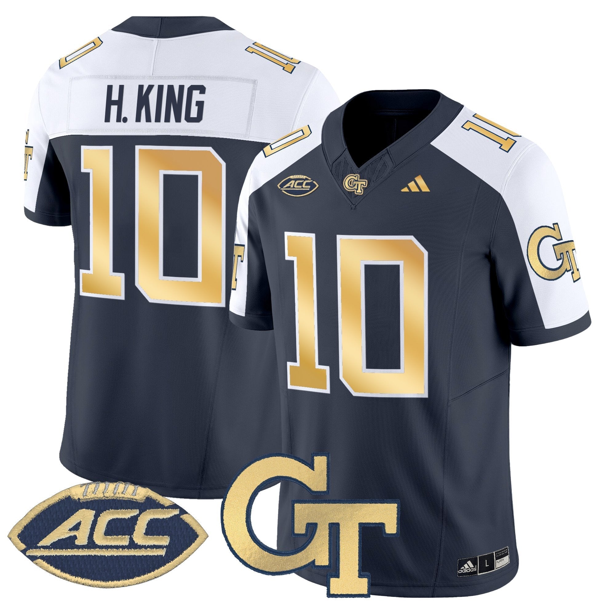 Georgia Tech Yellow Jackets 2025 Vapor Limited Jersey - All stitched