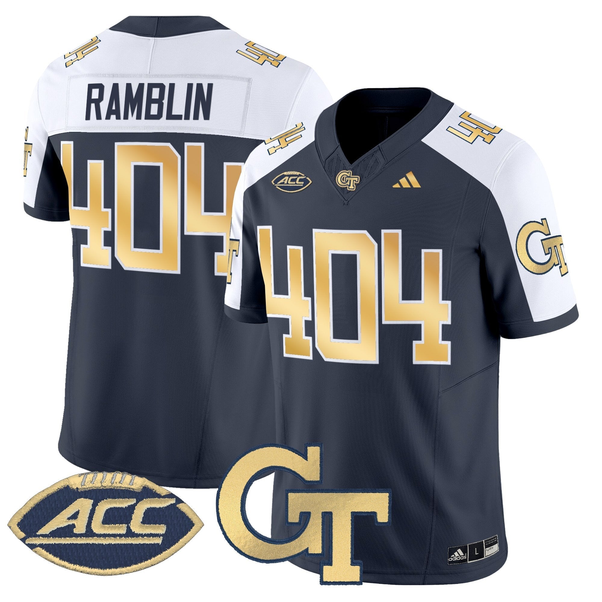 Georgia Tech Yellow Jackets 2025 Vapor Limited Jersey - All stitched