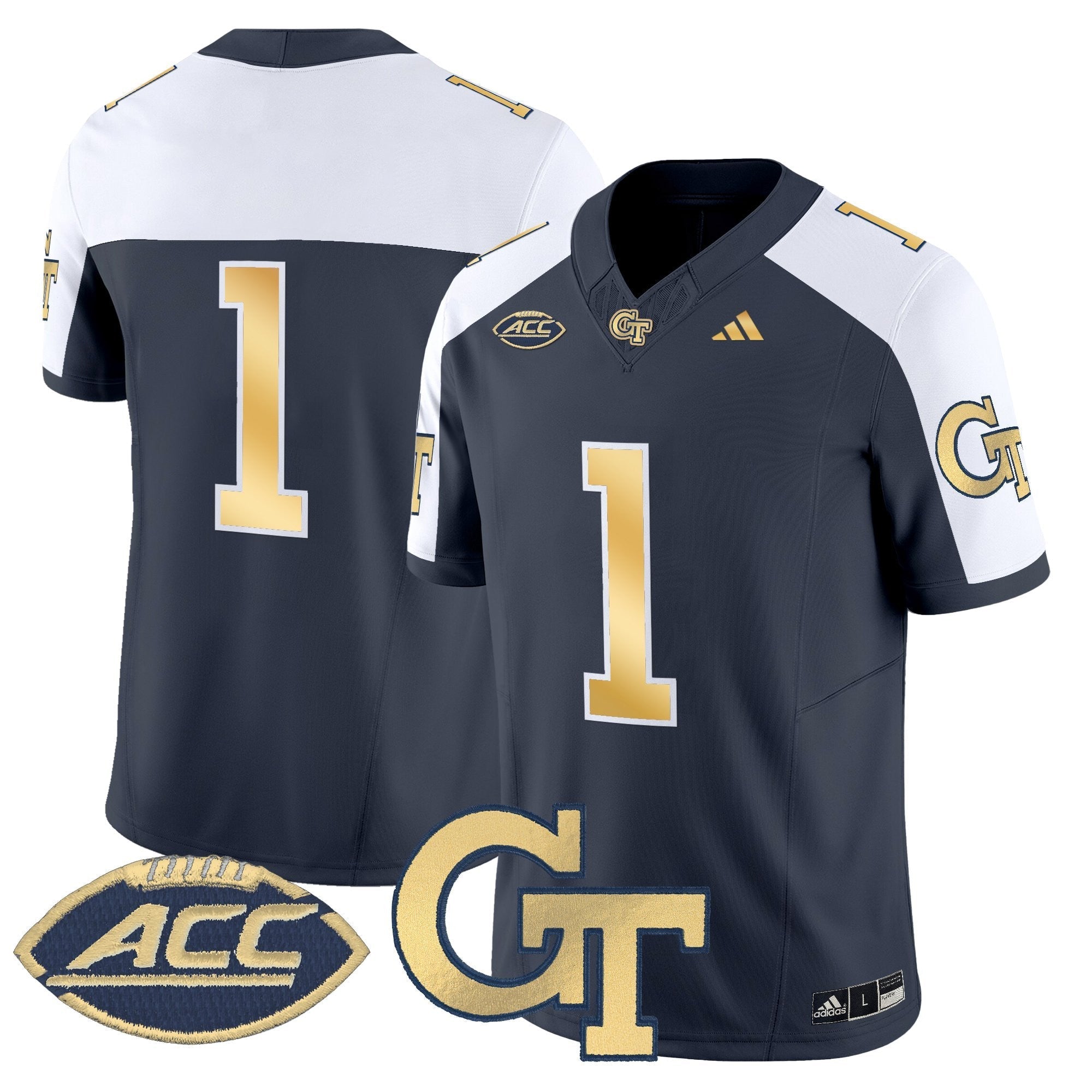 Georgia Tech Yellow Jackets 2025 Vapor Limited Jersey - All stitched