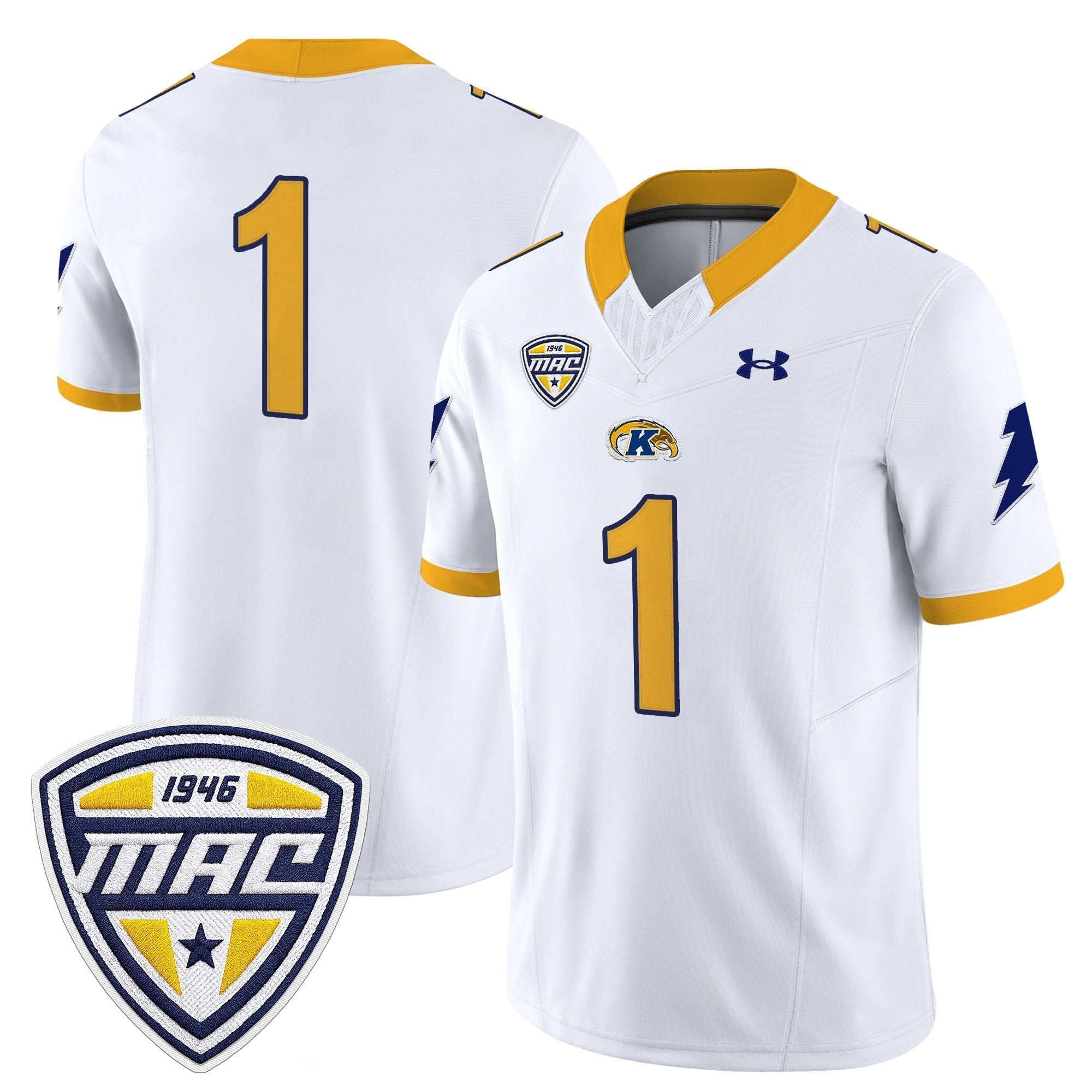 Kent State Golden Flashes 2025 Vapor Limited Jersey - All Stitched