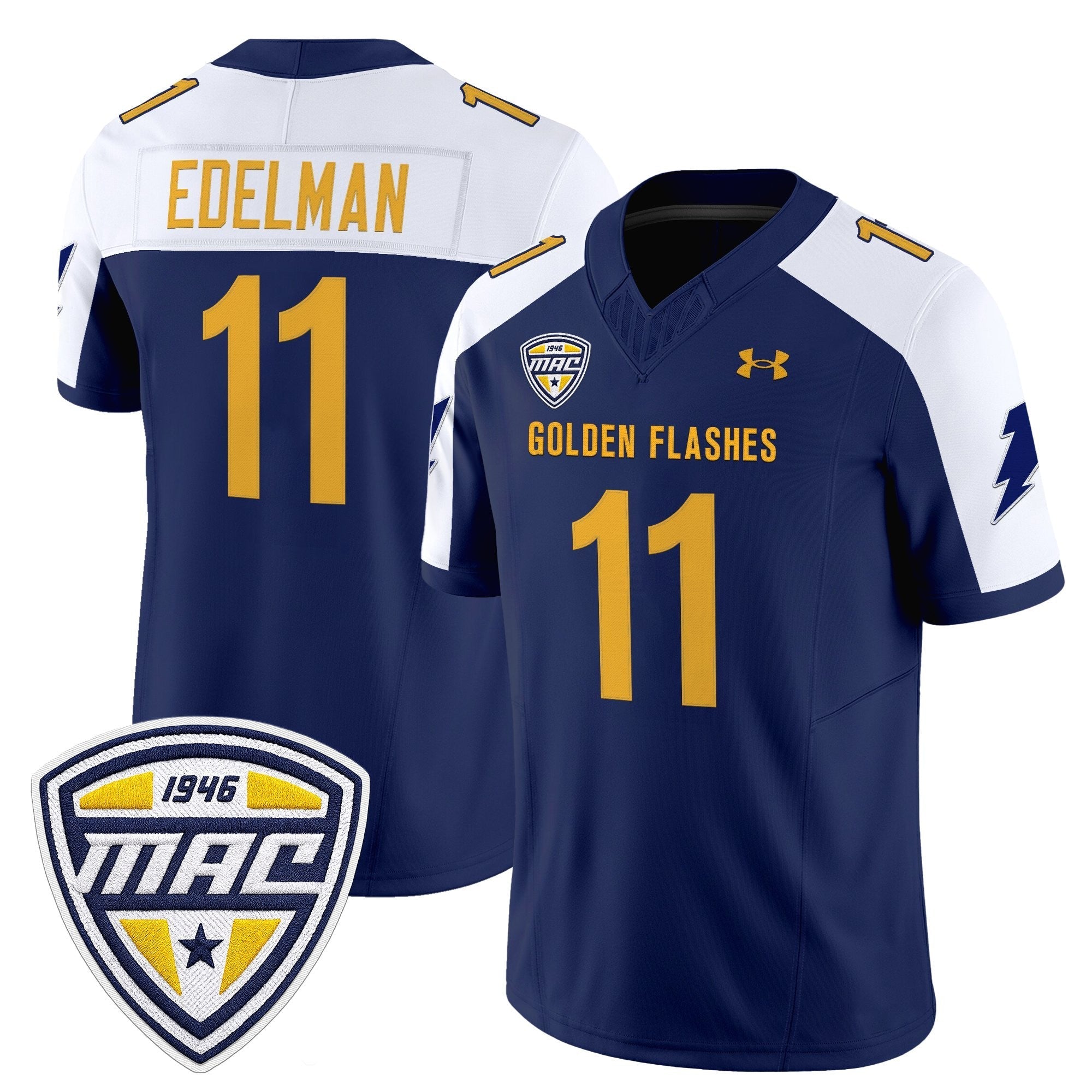 Kent State Golden Flashes 2025 Vapor Limited Jersey - All Stitched