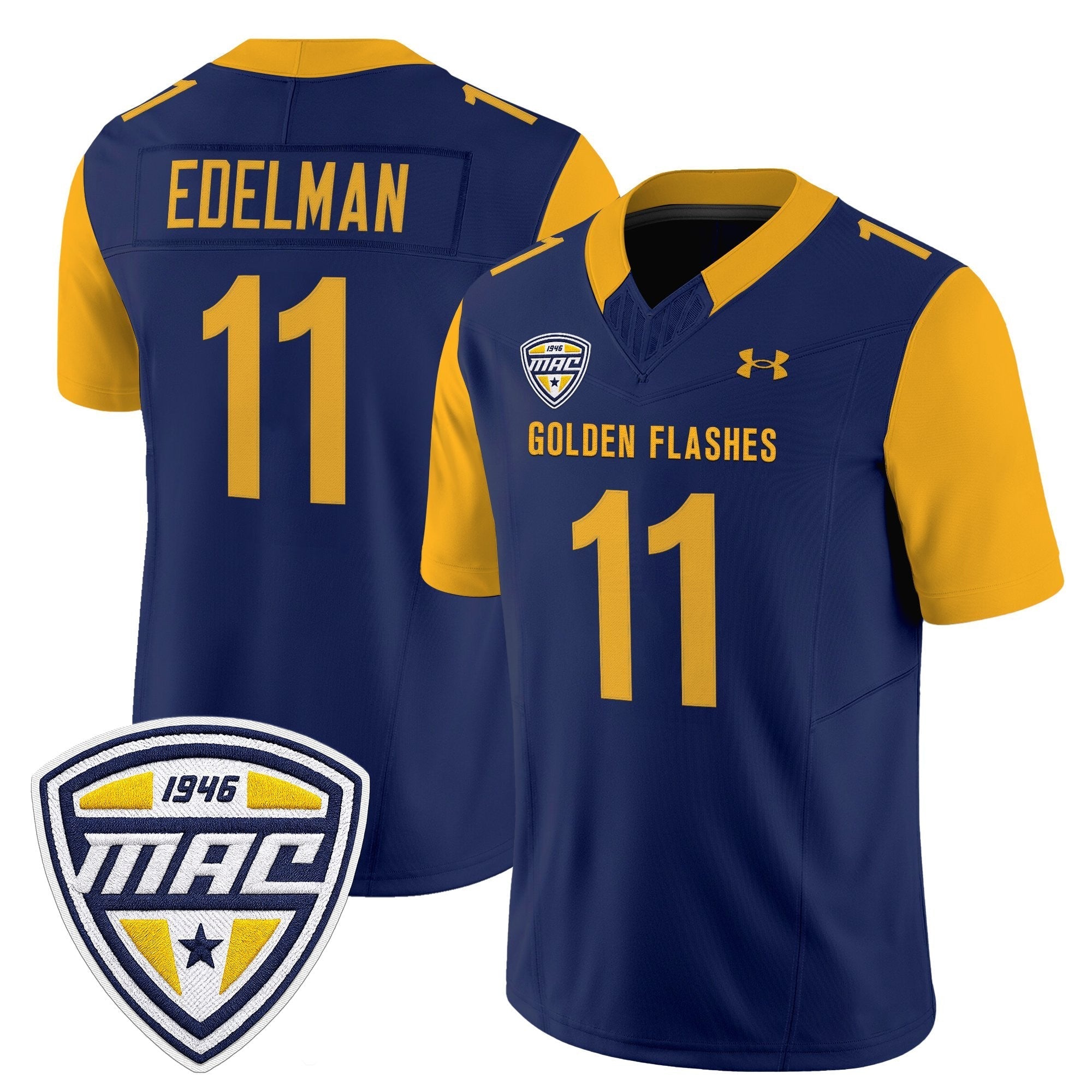 Kent State Golden Flashes 2025 Vapor Limited Jersey - All Stitched
