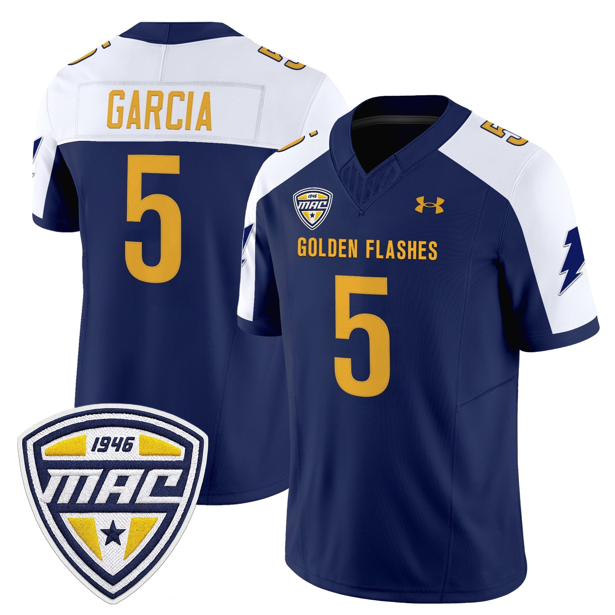 Kent State Golden Flashes 2025 Vapor Limited Jersey - All Stitched