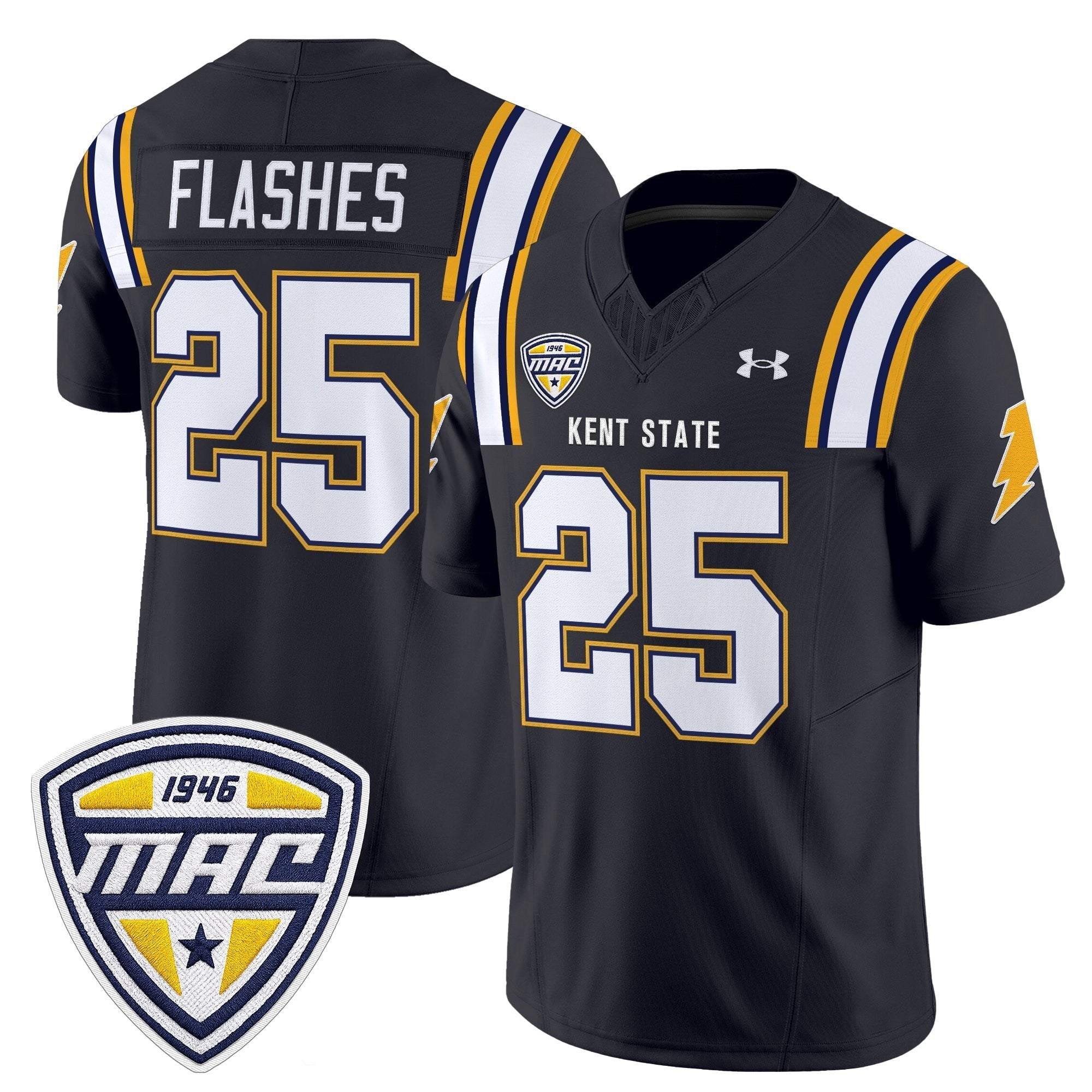 Kent State Golden Flashes 2025 Vapor Limited Jersey - All Stitched