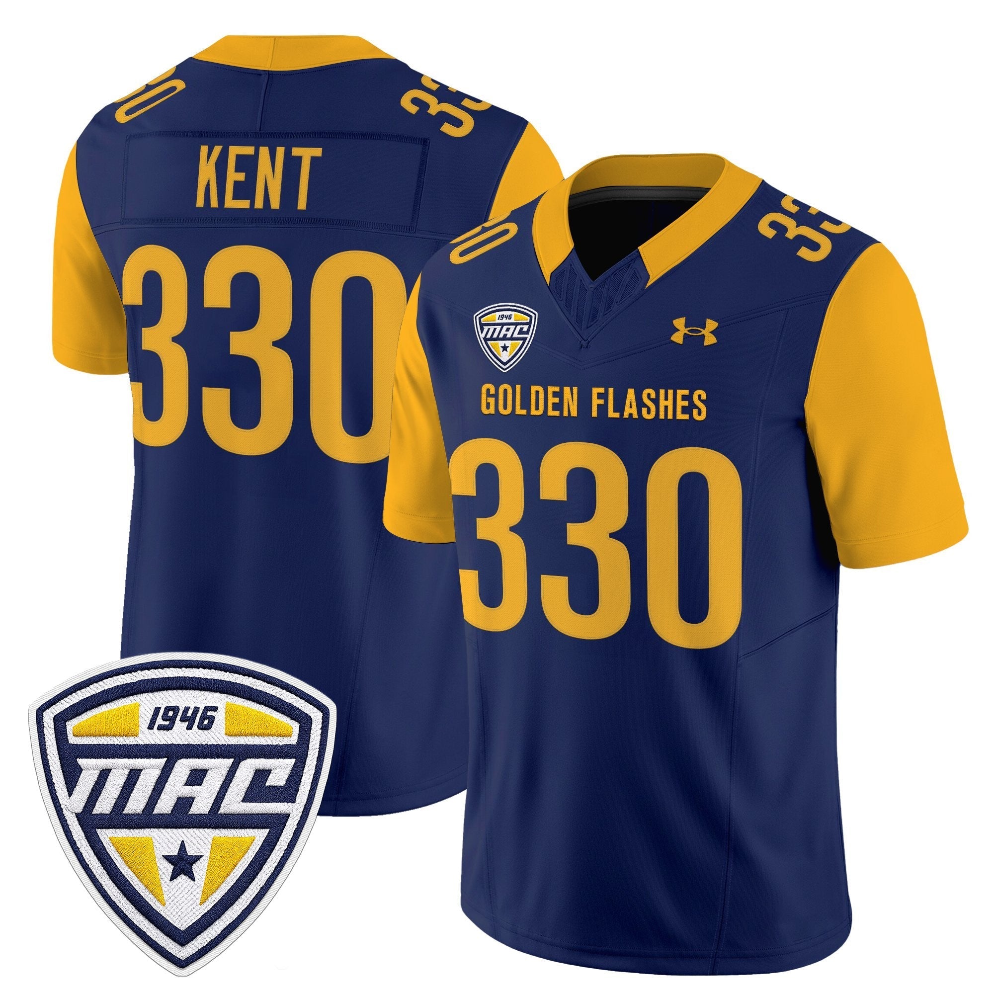 Kent State Golden Flashes 2025 Vapor Limited Jersey - All Stitched
