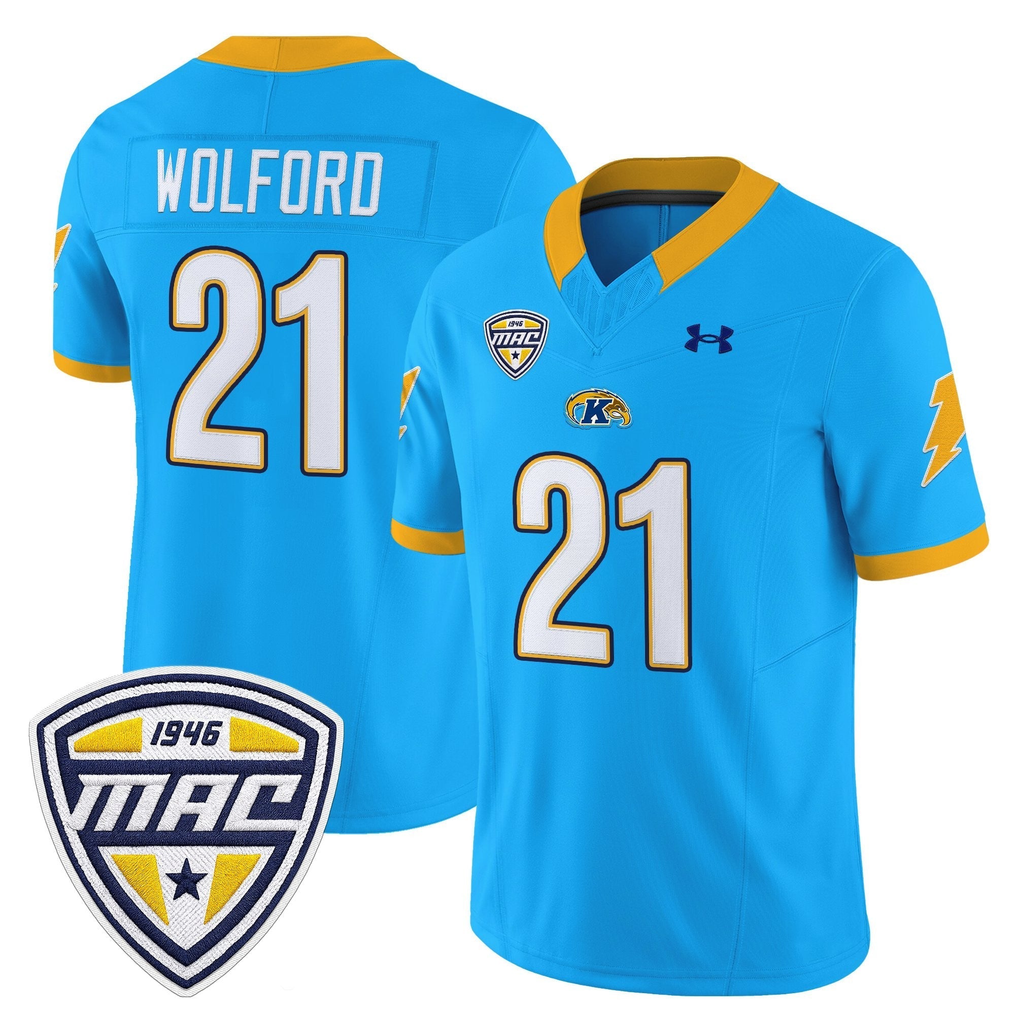 Kent State Golden Flashes 2025 Vapor Limited Jersey - All Stitched
