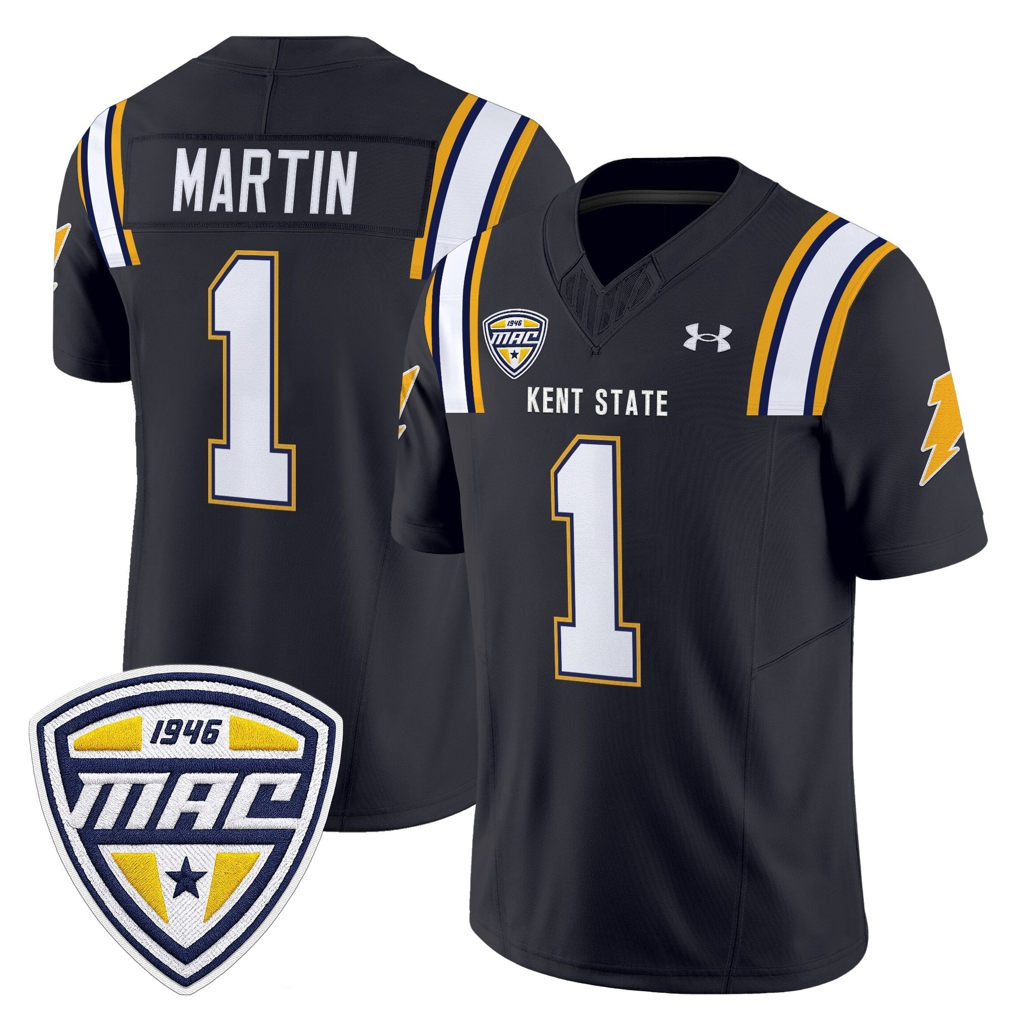 Kent State Golden Flashes 2025 Vapor Limited Jersey - All Stitched