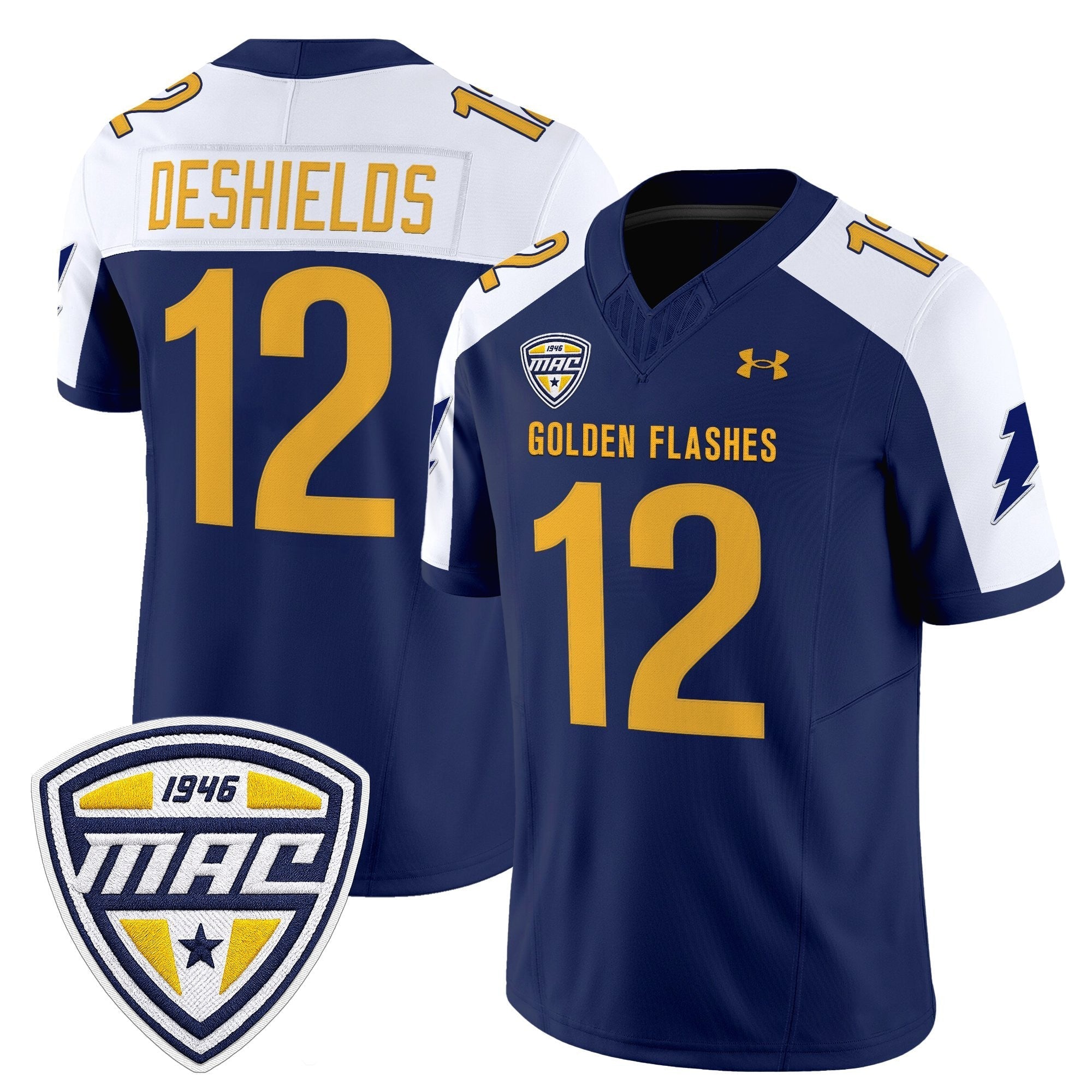 Kent State Golden Flashes 2025 Vapor Limited Jersey - All Stitched