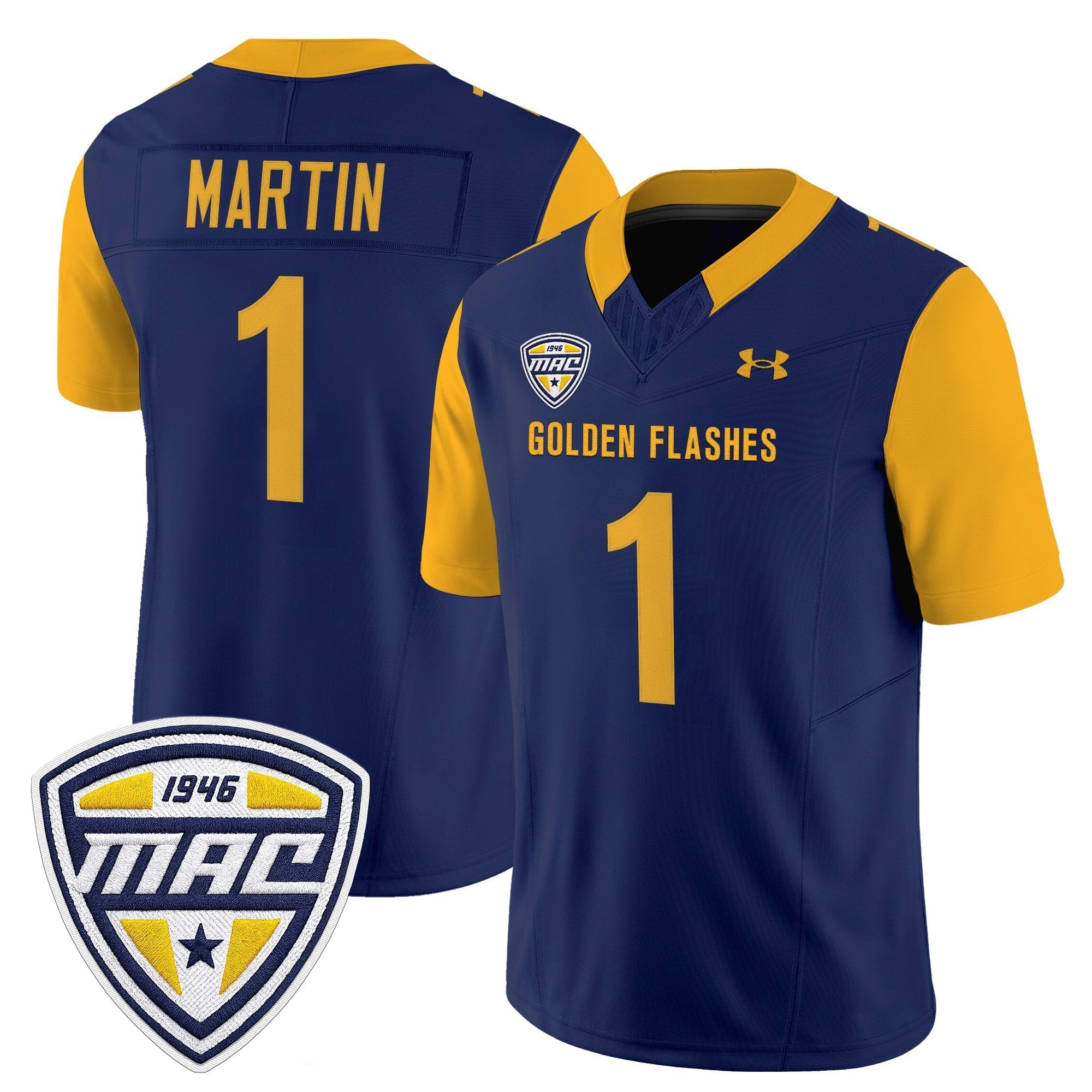 Kent State Golden Flashes 2025 Vapor Limited Jersey - All Stitched