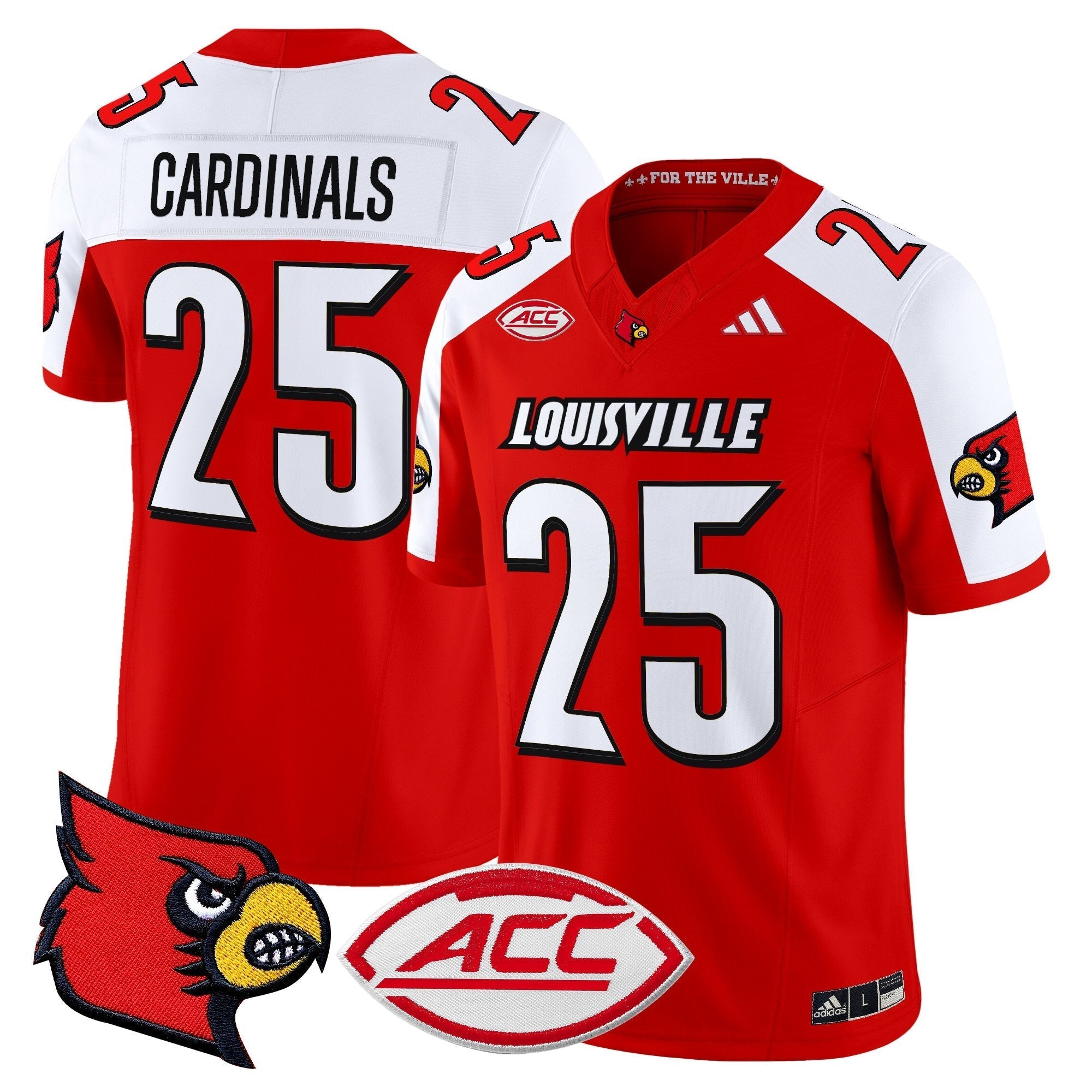 Louisville Cardinals 2025 Vapor Limited Jersey - All Stitched