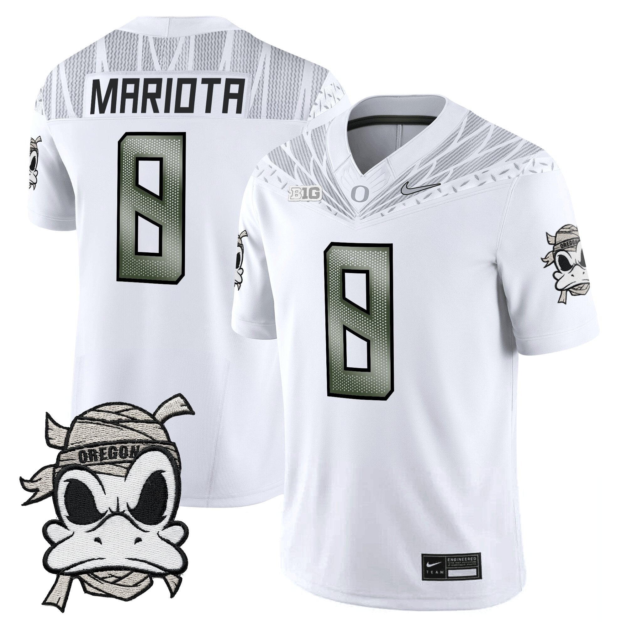 Oregon Ducks 2025 "Mummy Duck" Vapor Limited Jersey - All Stitched