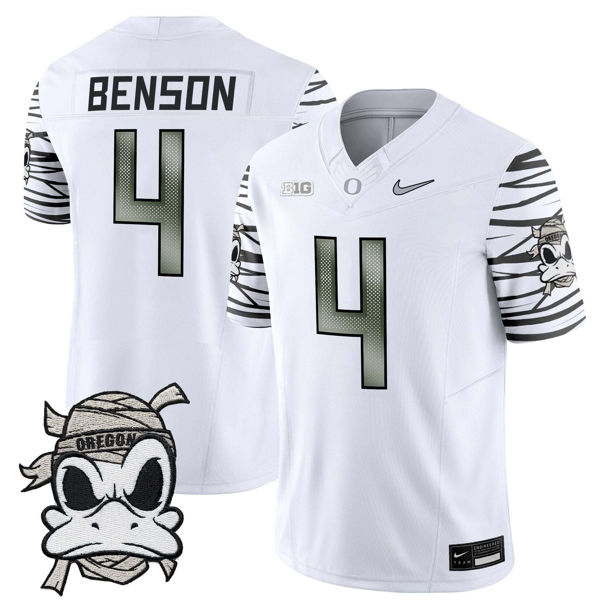 Oregon Ducks 2025 "Mummy Duck" Vapor Limited Jersey - All Stitched