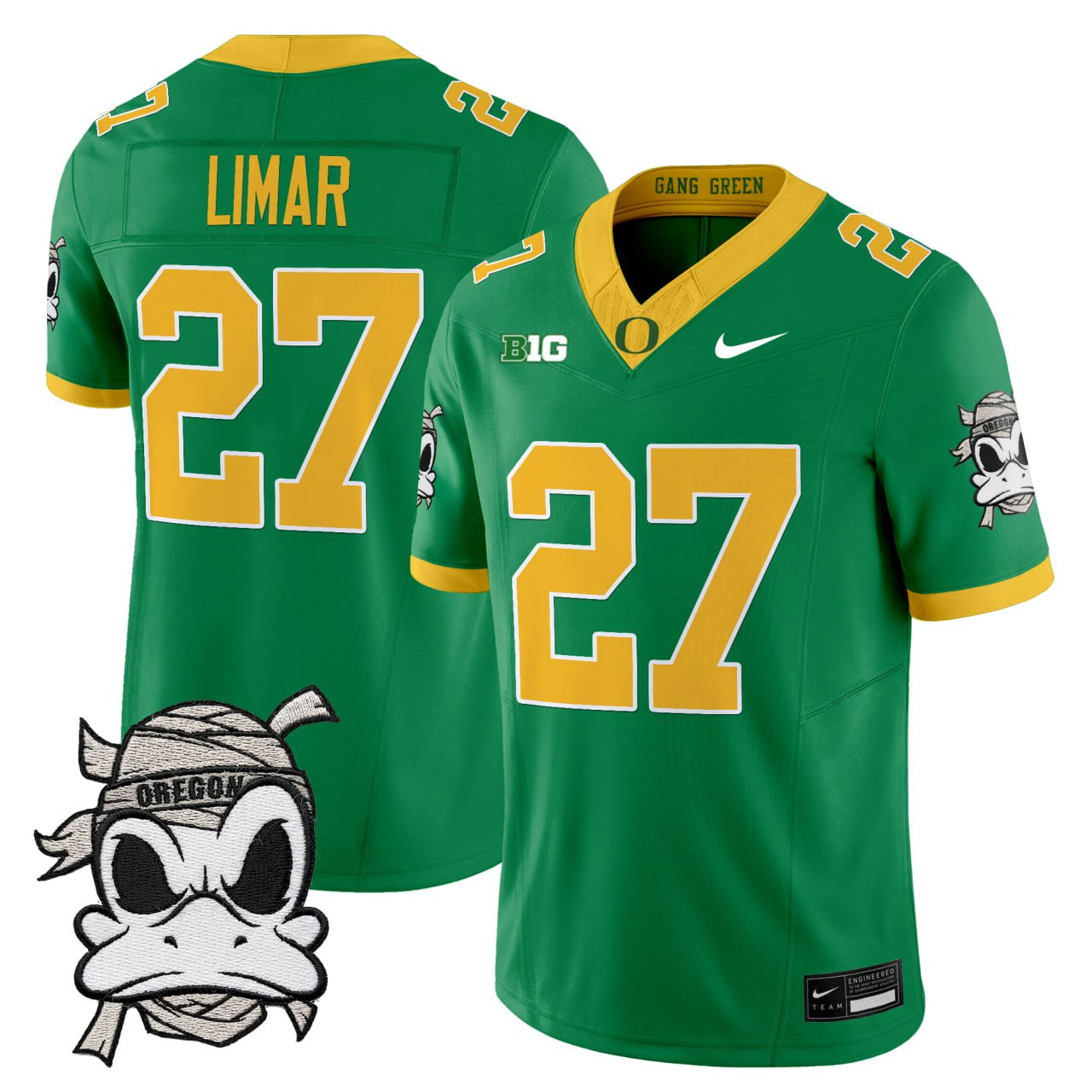 Oregon Ducks 2025 "Mummy Duck" Vapor Limited Jersey - All Stitched