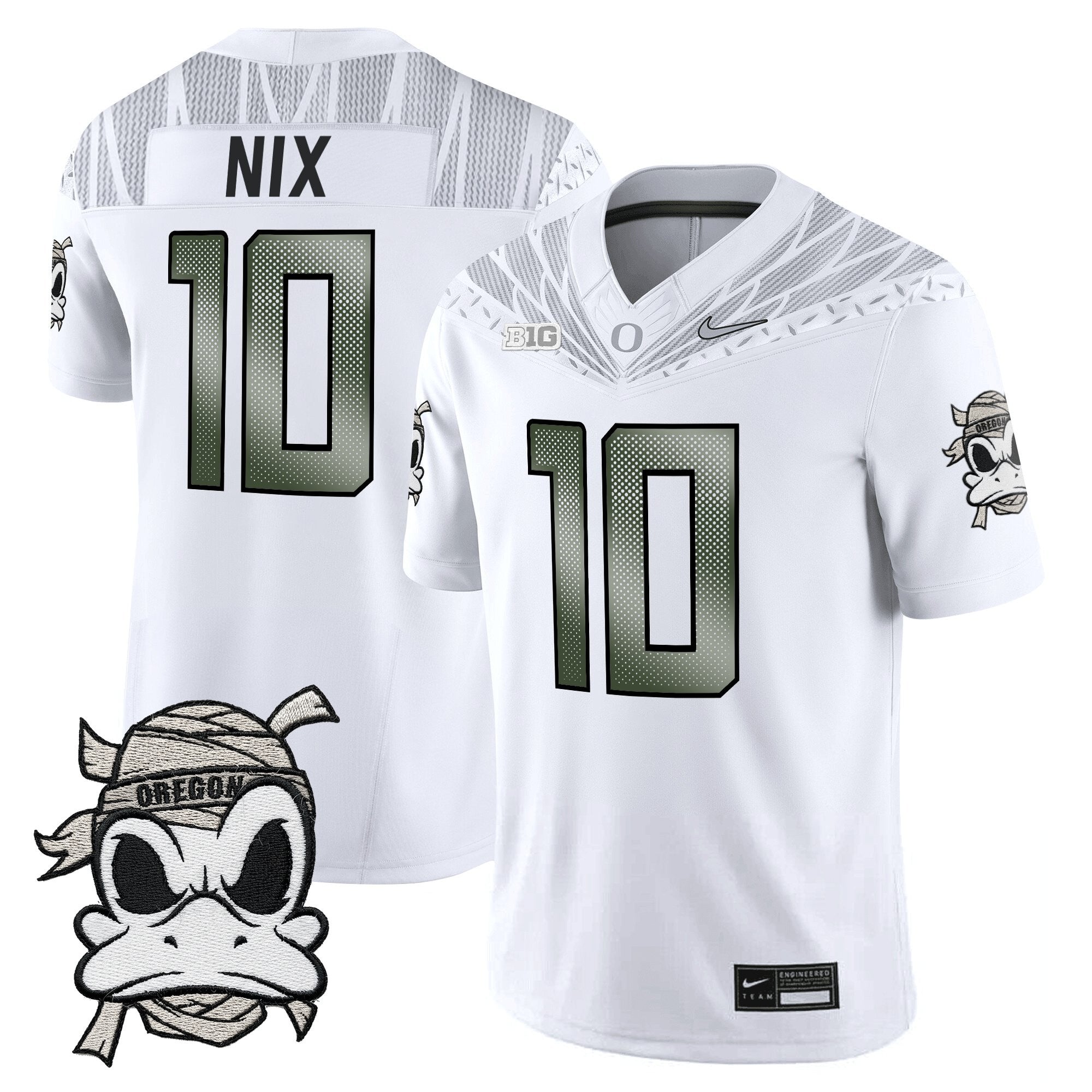 Oregon Ducks 2025 "Mummy Duck" Vapor Limited Jersey - All Stitched