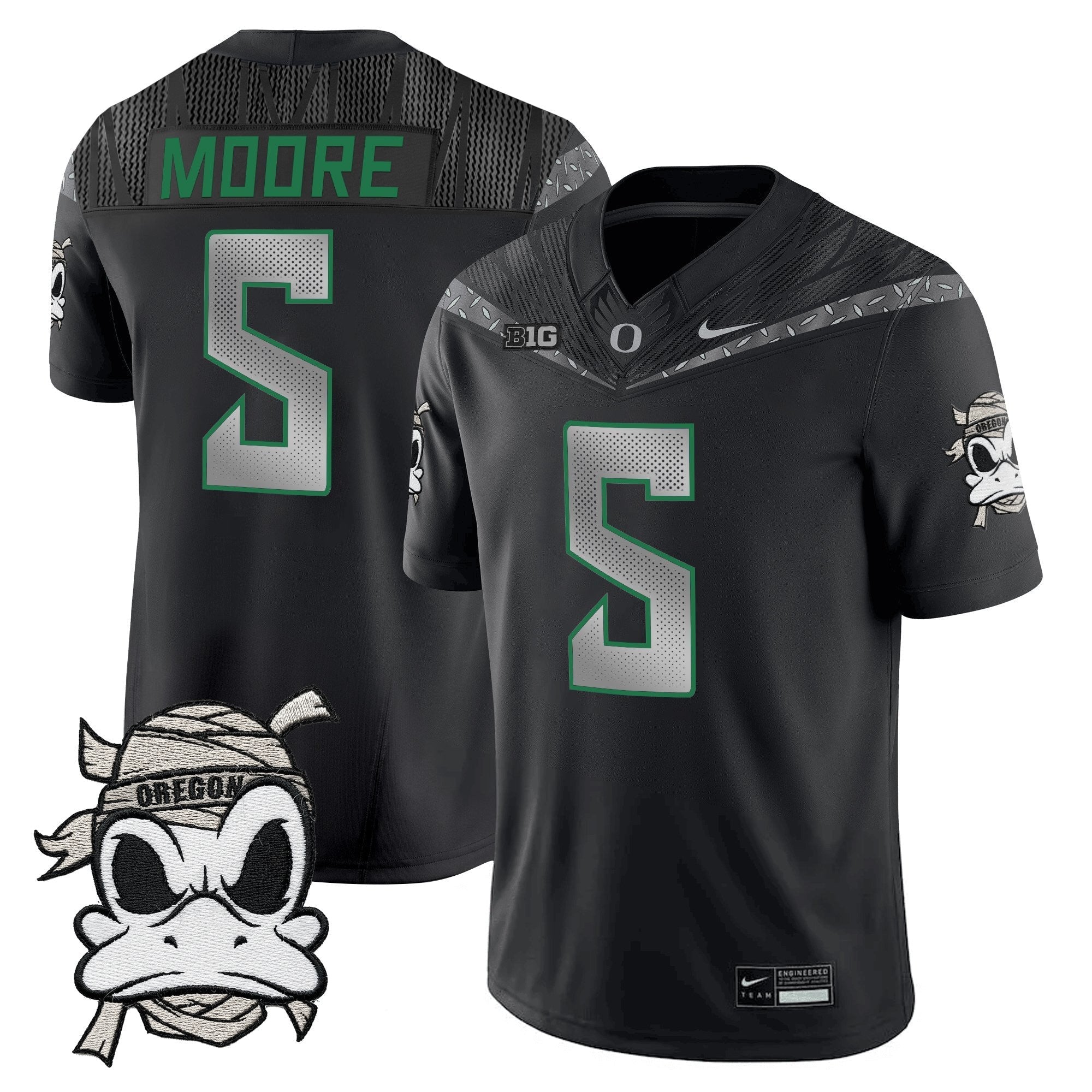 Oregon Ducks 2025 "Mummy Duck" Vapor Limited Jersey - All Stitched
