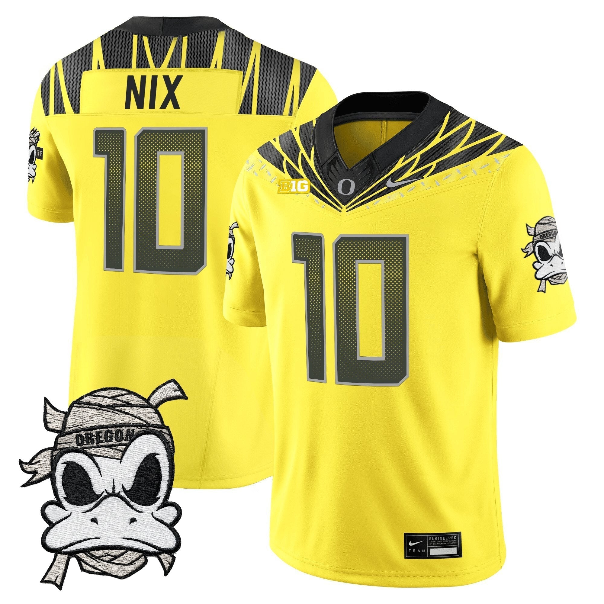 Oregon Ducks 2025 "Mummy Duck" Vapor Limited Jersey - All Stitched