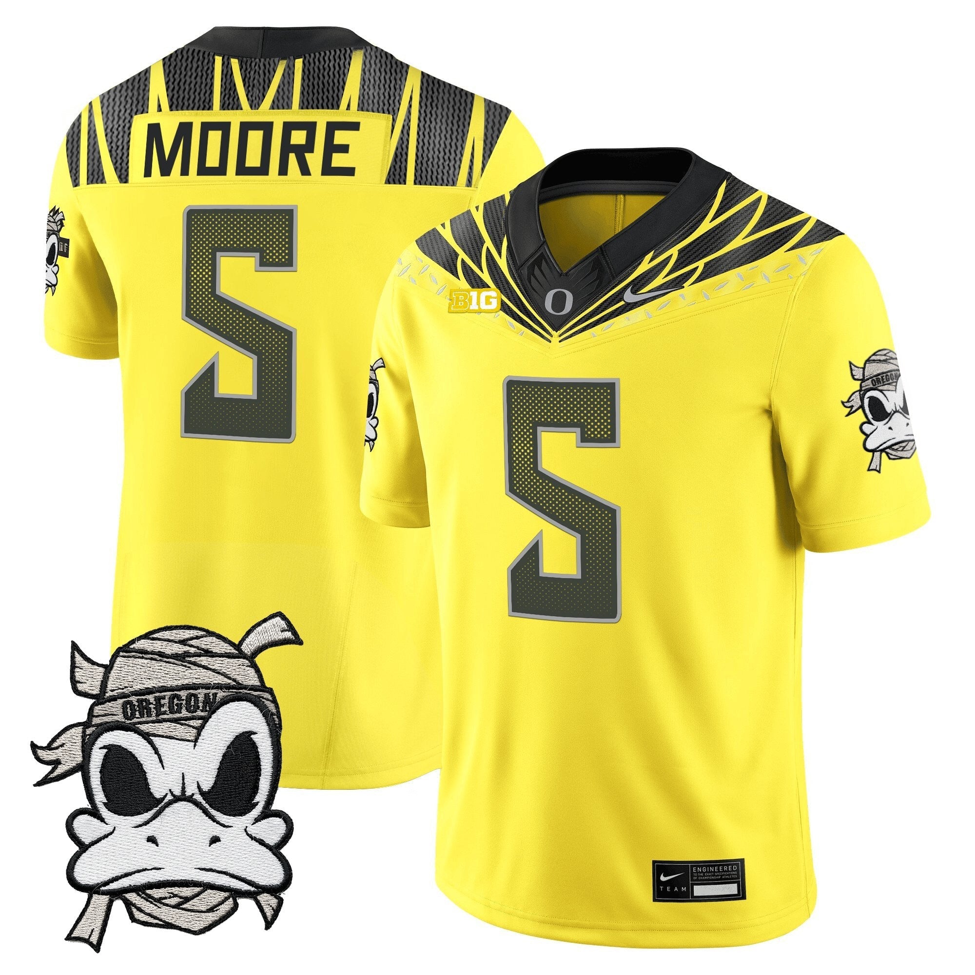 Oregon Ducks 2025 "Mummy Duck" Vapor Limited Jersey V1- All Stitched