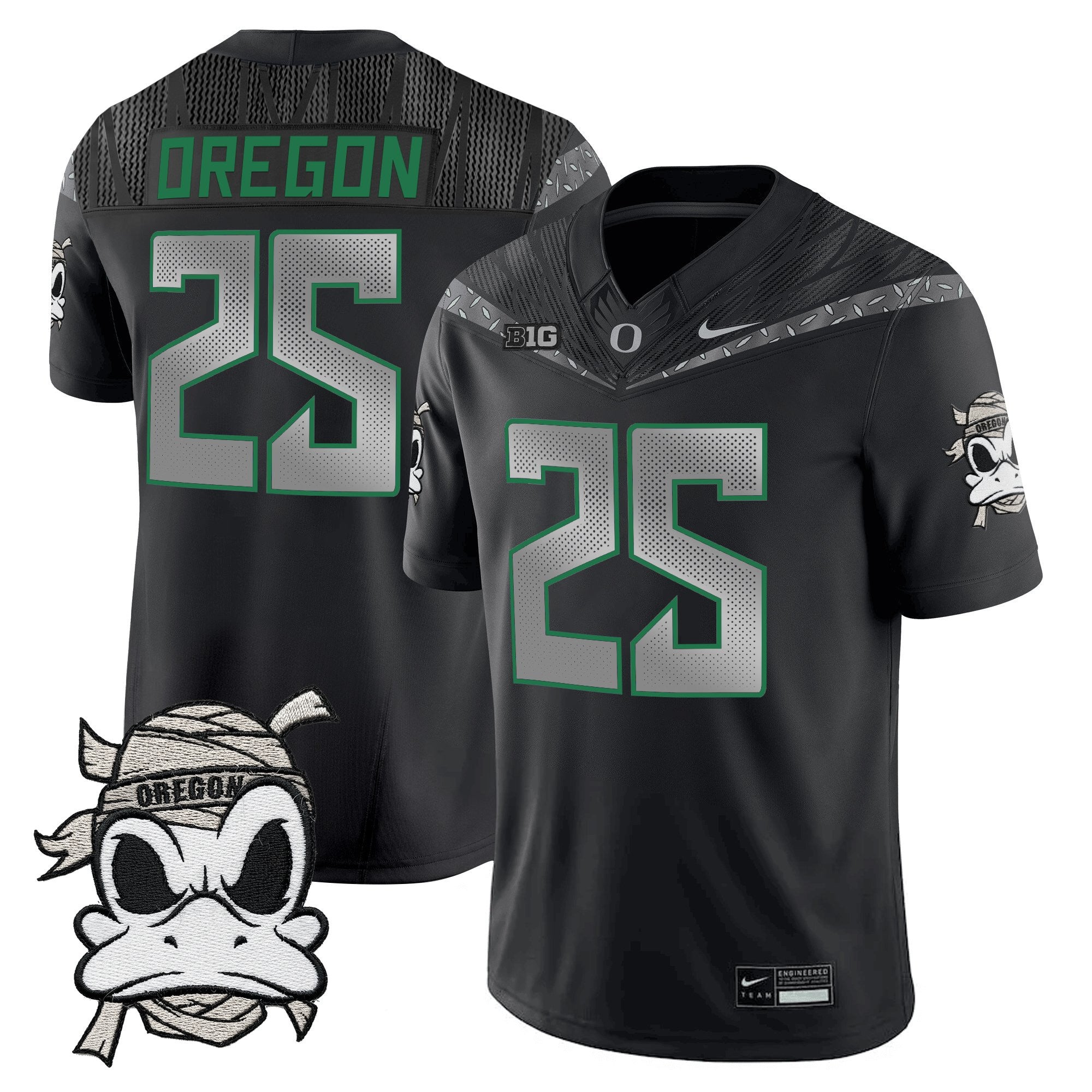 Oregon Ducks 2025 "Mummy Duck" Vapor Limited Jersey - All Stitched