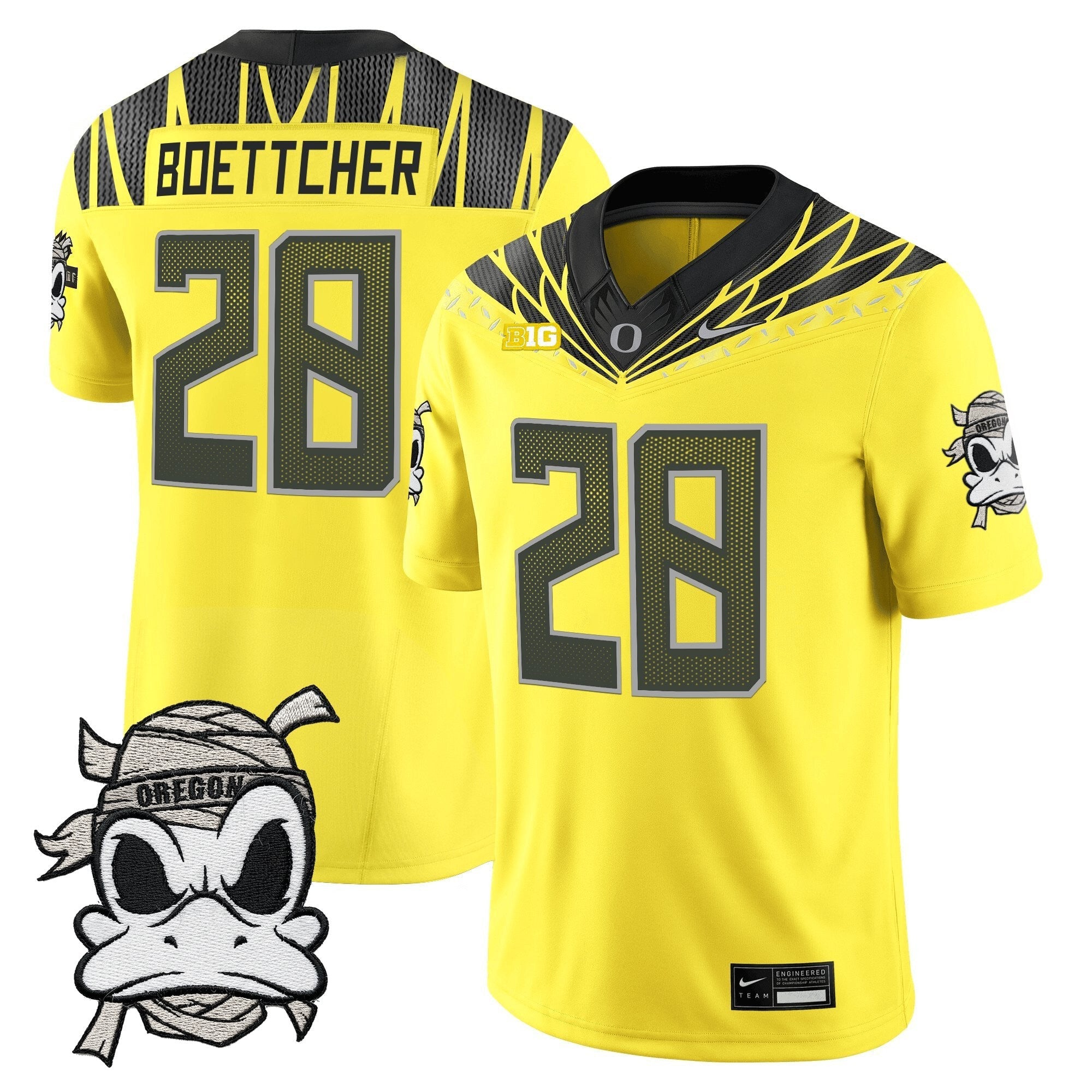 Oregon Ducks 2025 "Mummy Duck" Vapor Limited Jersey V1- All Stitched