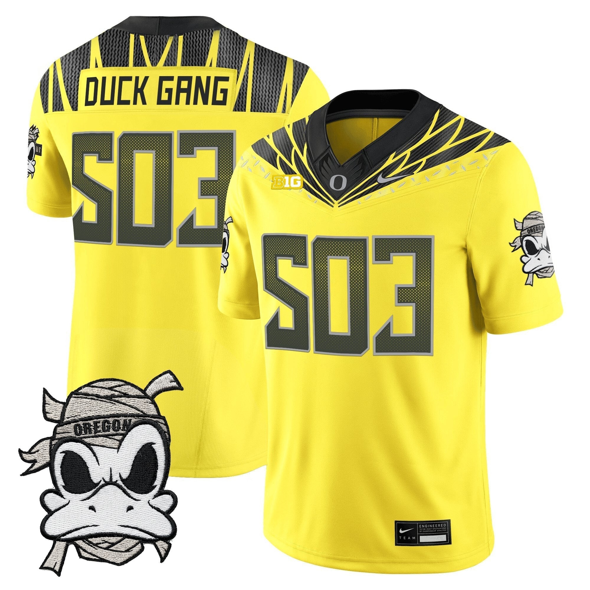 Oregon Ducks 2025 "Mummy Duck" Vapor Limited Jersey - All Stitched