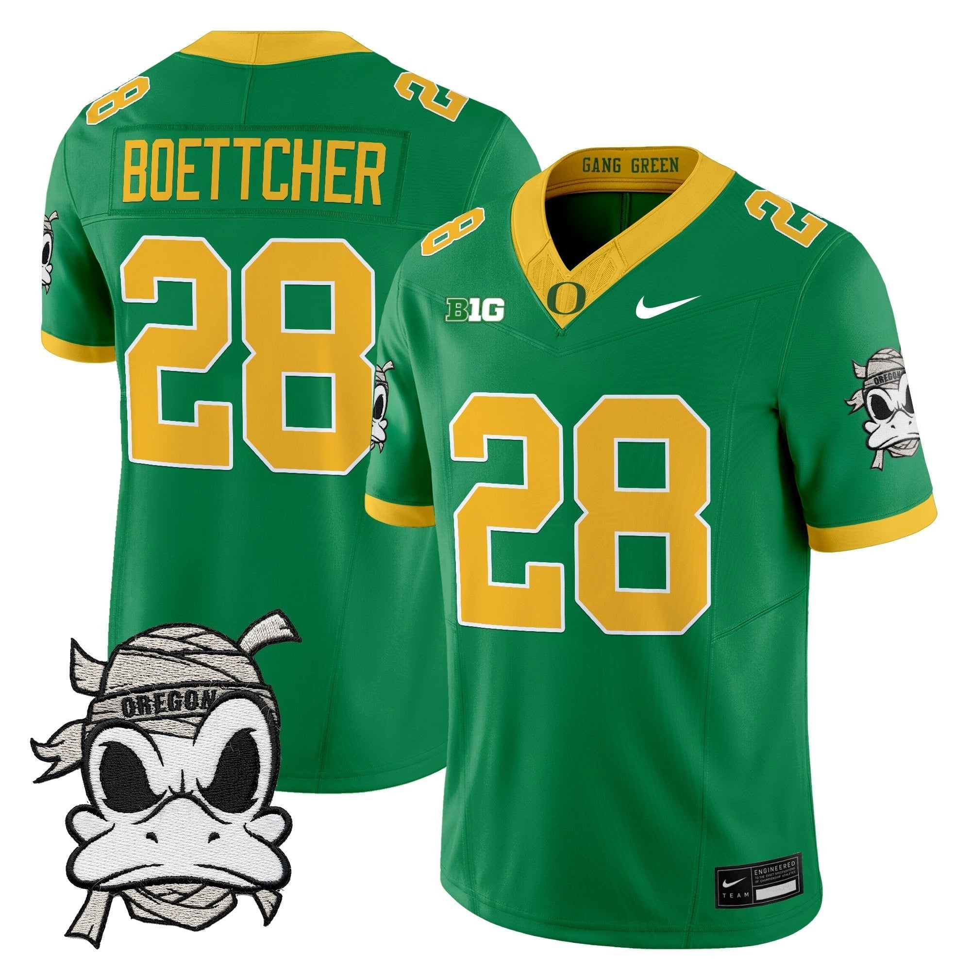 Oregon Ducks 2025 "Mummy Duck" Vapor Limited Jersey - All Stitched