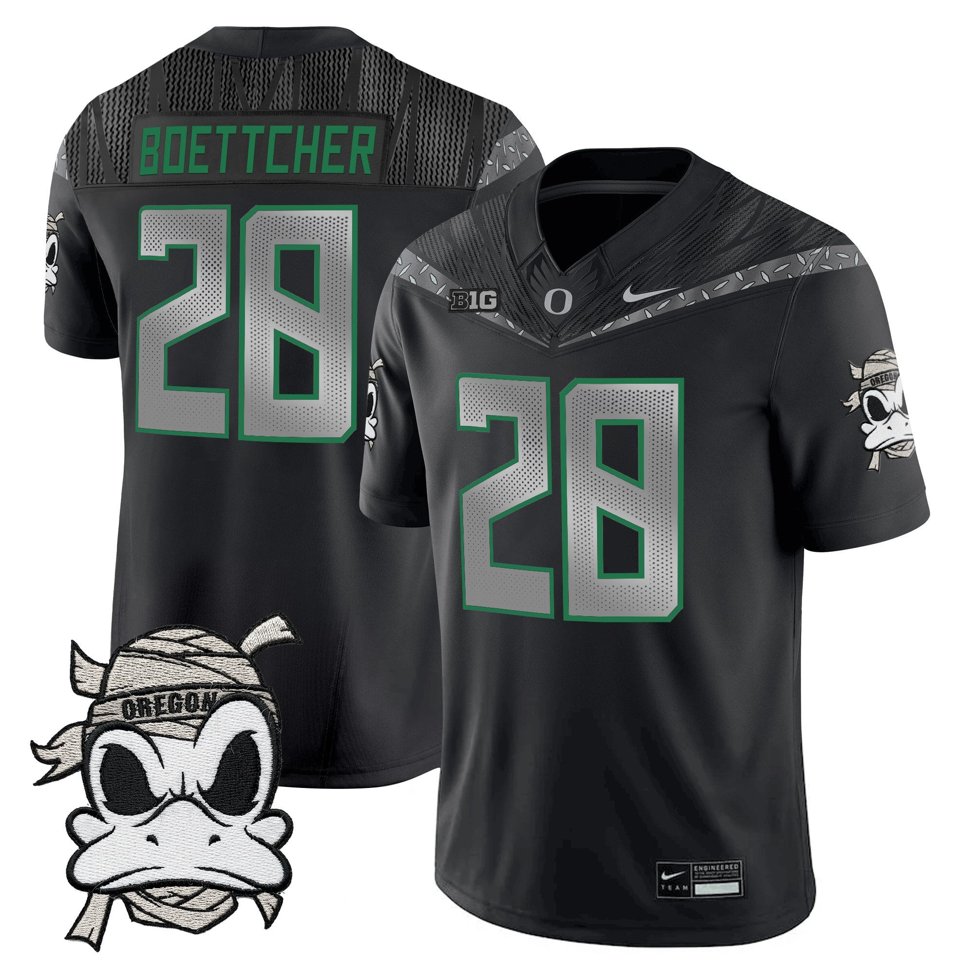 Oregon Ducks 2025 "Mummy Duck" Vapor Limited Jersey V1- All Stitched