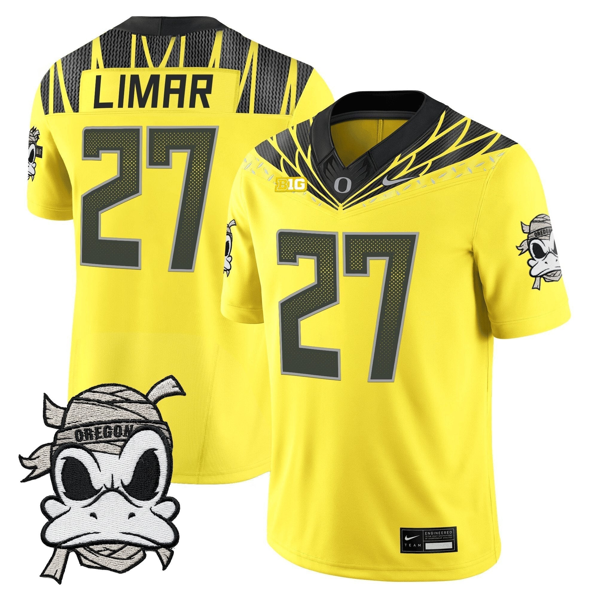 Oregon Ducks 2025 "Mummy Duck" Vapor Limited Jersey - All Stitched