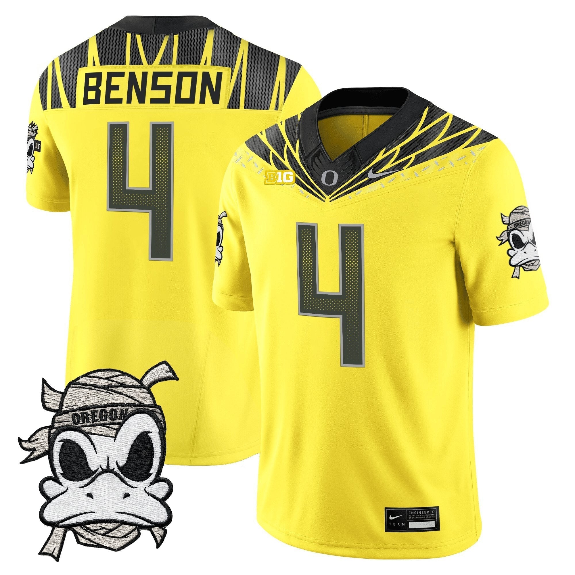 Oregon Ducks 2025 "Mummy Duck" Vapor Limited Jersey - All Stitched