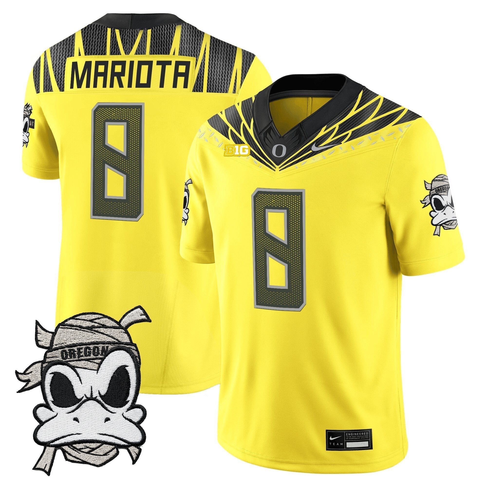 Oregon Ducks 2025 "Mummy Duck" Vapor Limited Jersey - All Stitched